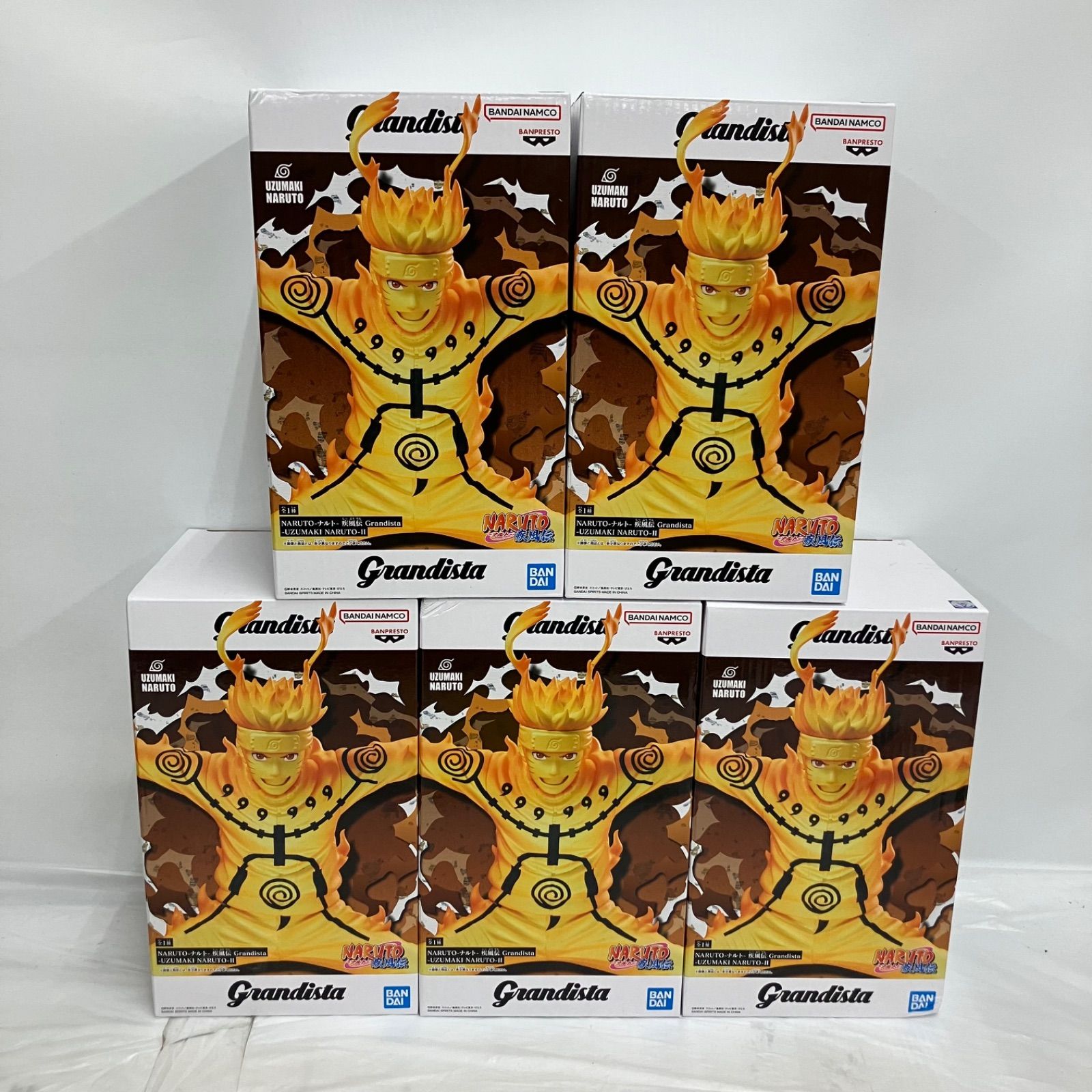 新品　NARUTO 疾風伝　Grandista　ナルト　4種　セット 未開封 NARUTO 疾風伝 ナルト Grandista うずまきナルトⅡ フィギュア