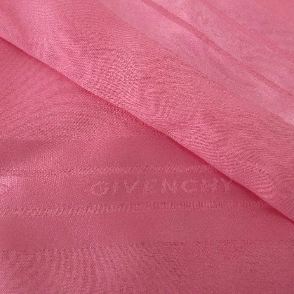 ジバンシィ GIVENCHY スカーフ バンダナ 絹 シルク シアー ボーダー