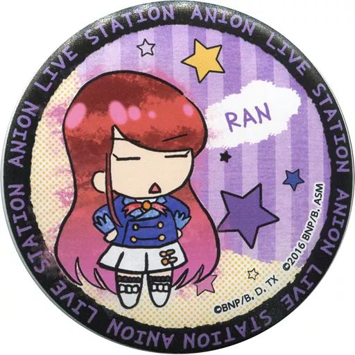 中古】バッジ・ピンズ(キャラクター) 紫吹蘭 「アイカツ!×アニON