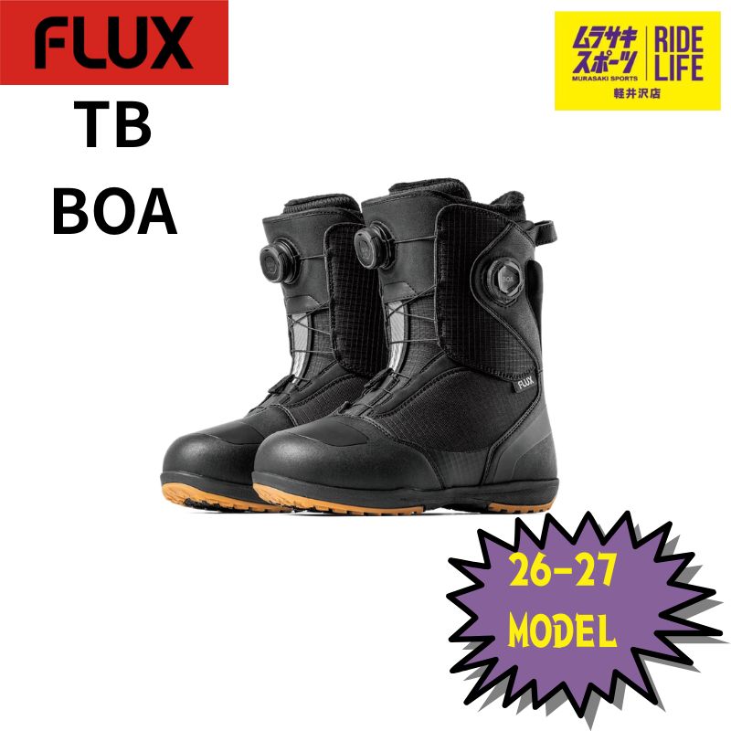 ムラスポ公式】FLUX フラックス TB BOA（ブラック） 26-27 NEW ユニ
