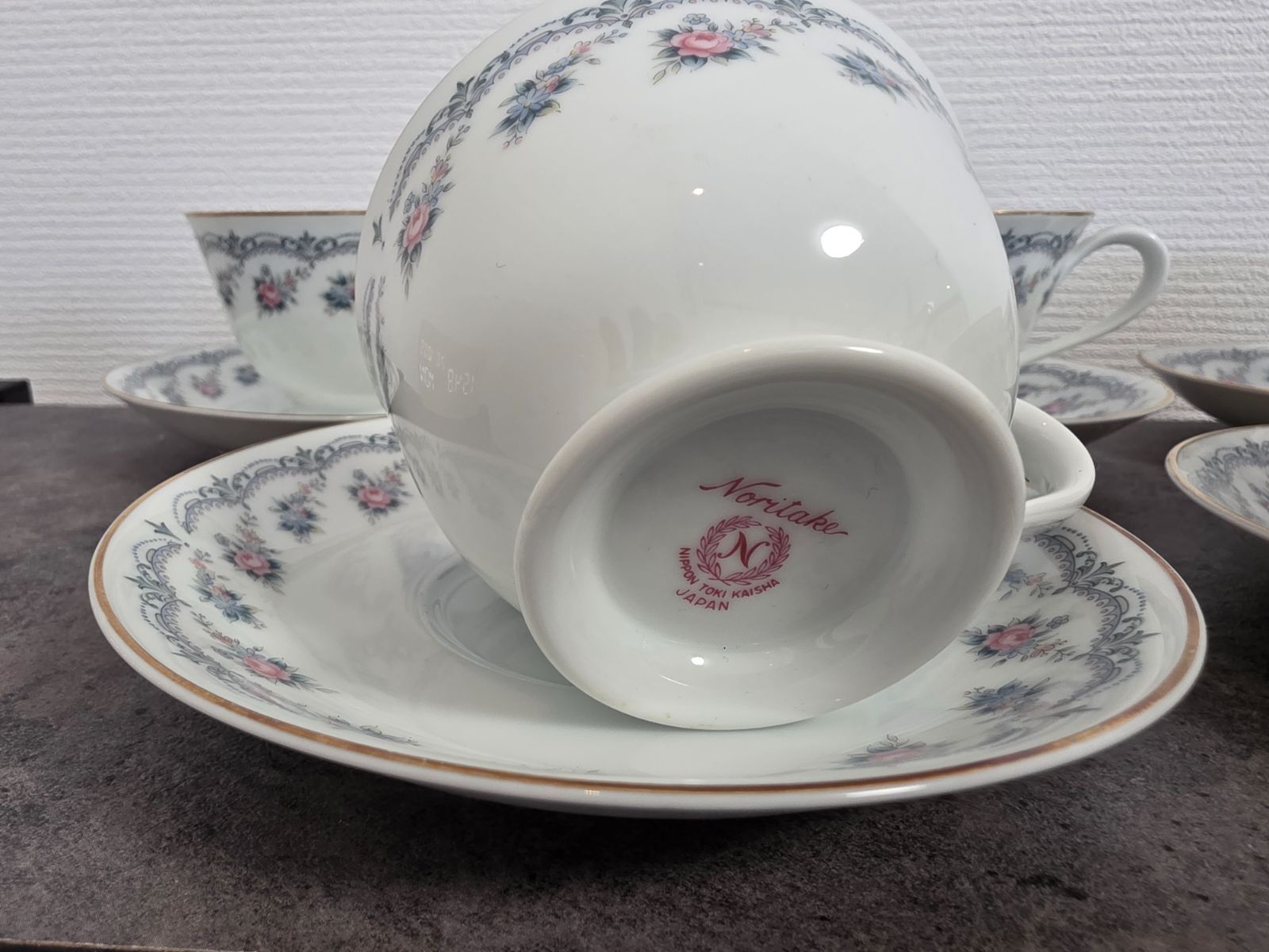 美品 オールドノリタケ BALLAD カップ&ソーサ －5客セット - メルカリ