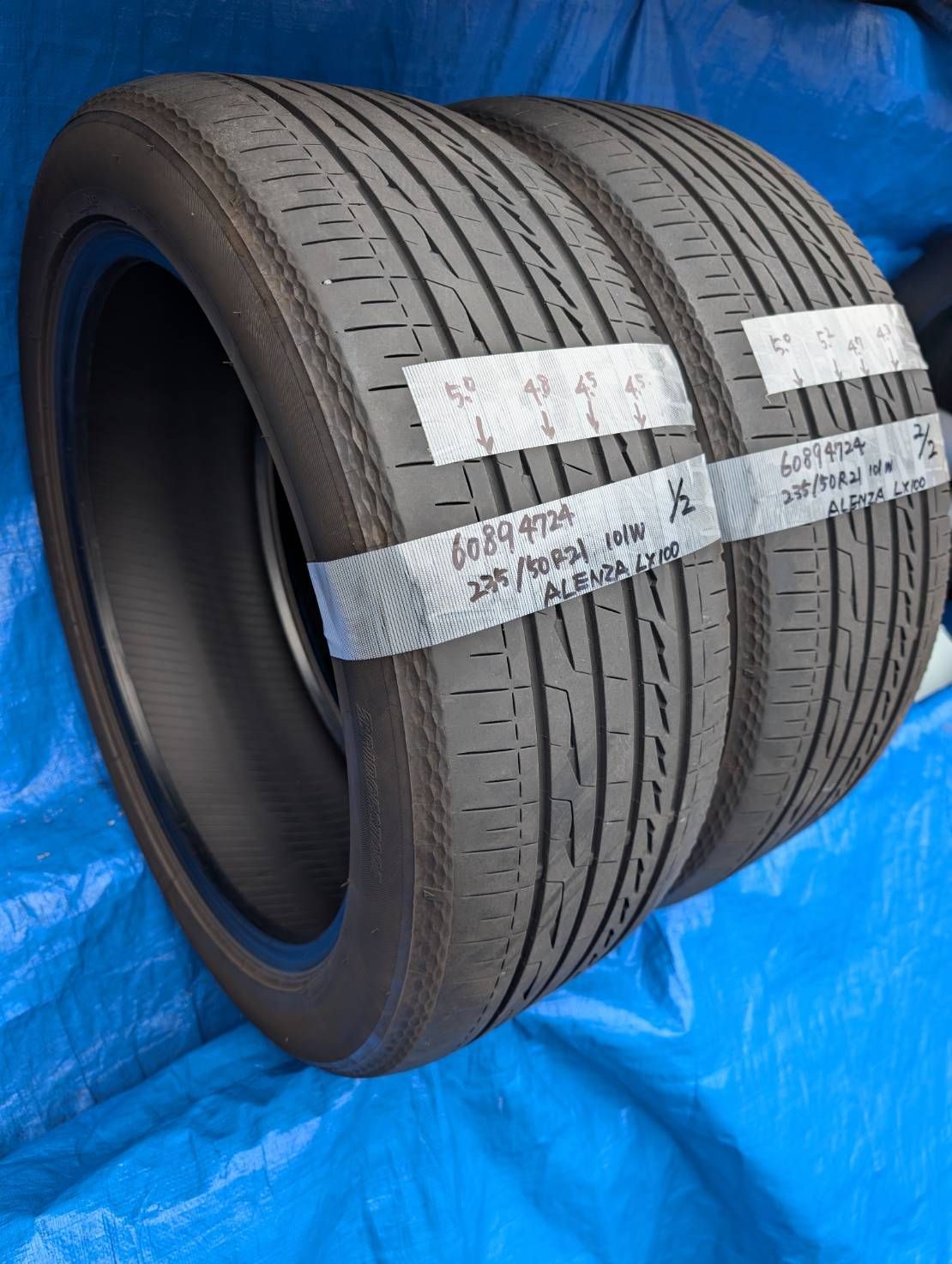 6090) 235/50R21 101W ブリヂストン ALENZA LX100 2024製 2本セット