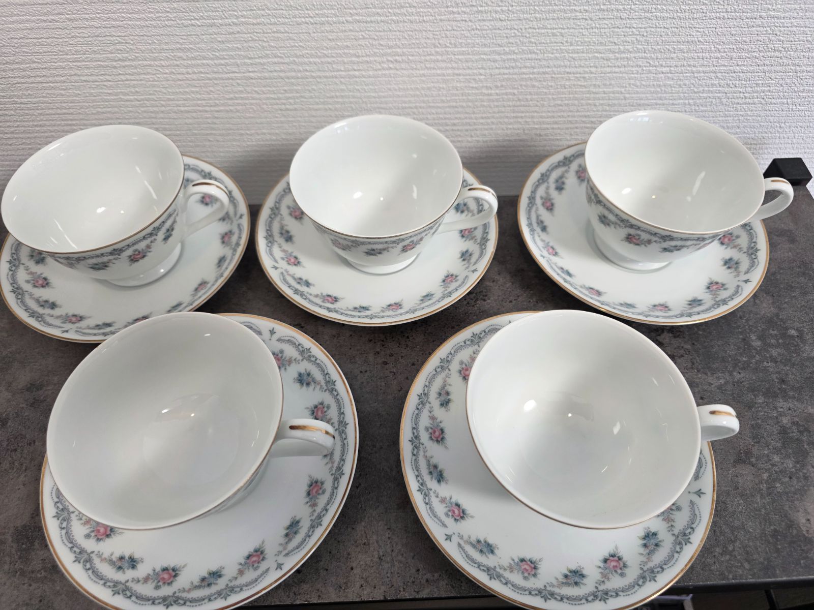 美品 オールドノリタケ BALLAD カップ&ソーサ －5客セット - メルカリ