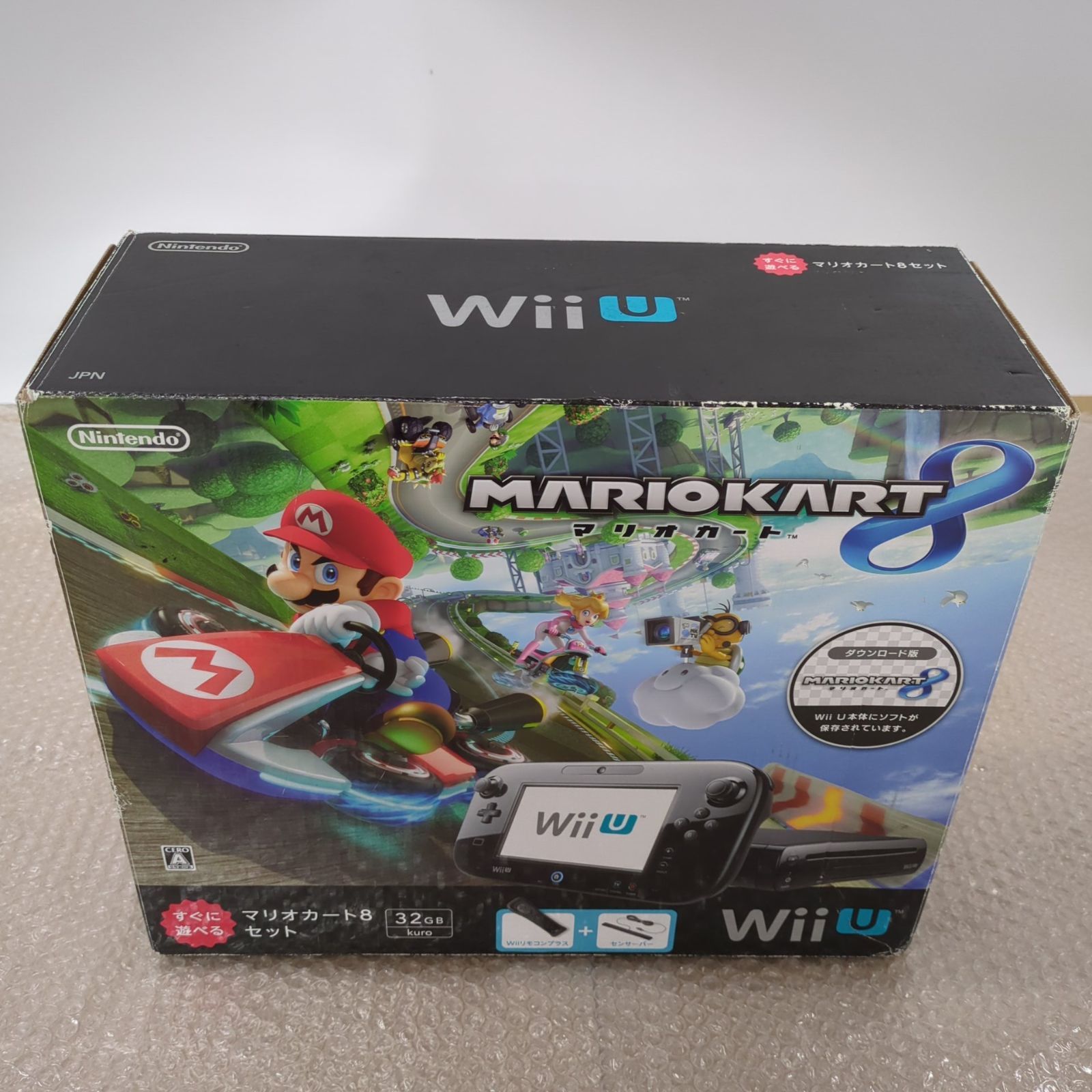 D20271】Nintendo WiiU 32GB マリオカート8 セット ※ジャンク品