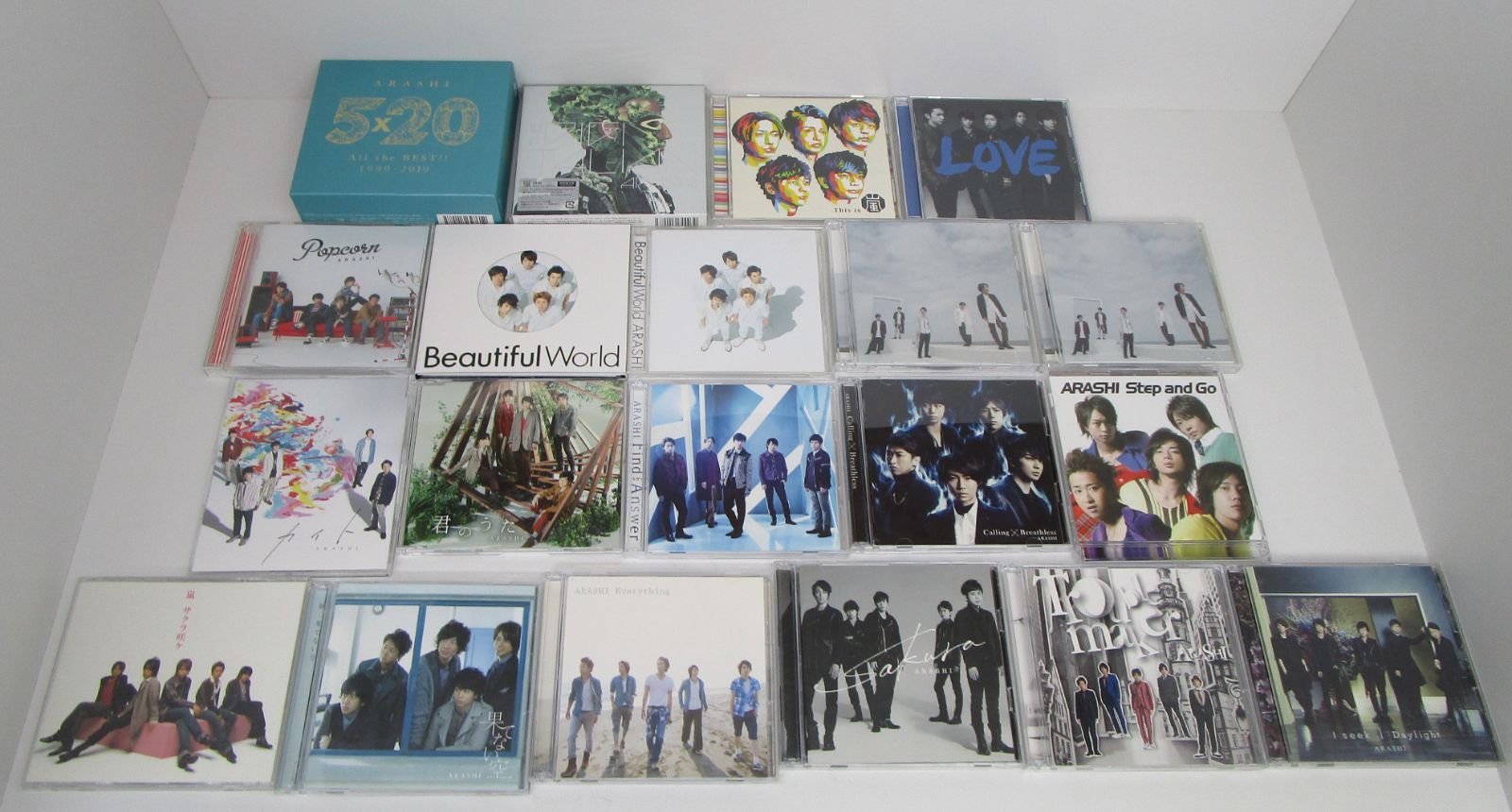 嵐シングルCD アルバム *バラ売りも対応可能です 嵐 CD まとめ売り シングルCD 10枚 + アルバム 8枚 5×20 - メルカリ