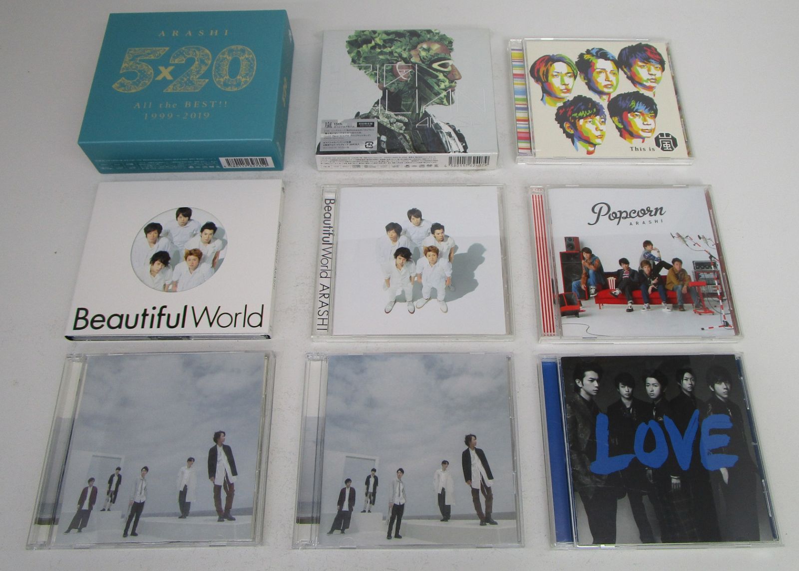 嵐 CD まとめ売り シングルCD 10枚 + アルバム 8枚 5×20 - メルカリ