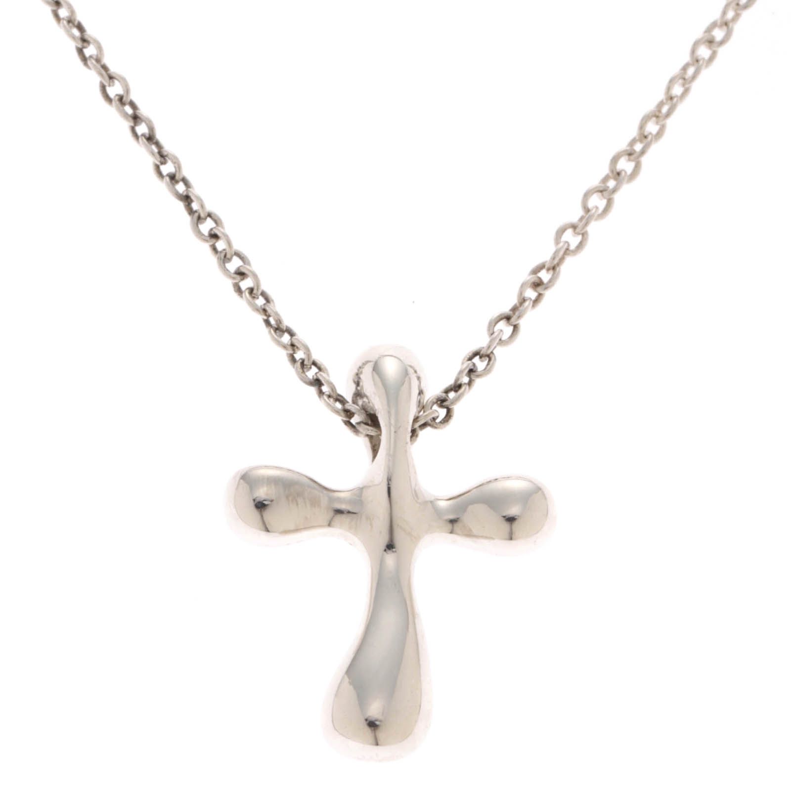 TIFFANY&Co. ティファニー スモールクロスネックレス シルバー925