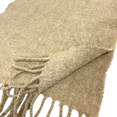 フェンディ FENDI マフラー ストール フリンジ ワンポント ロゴ刺繍