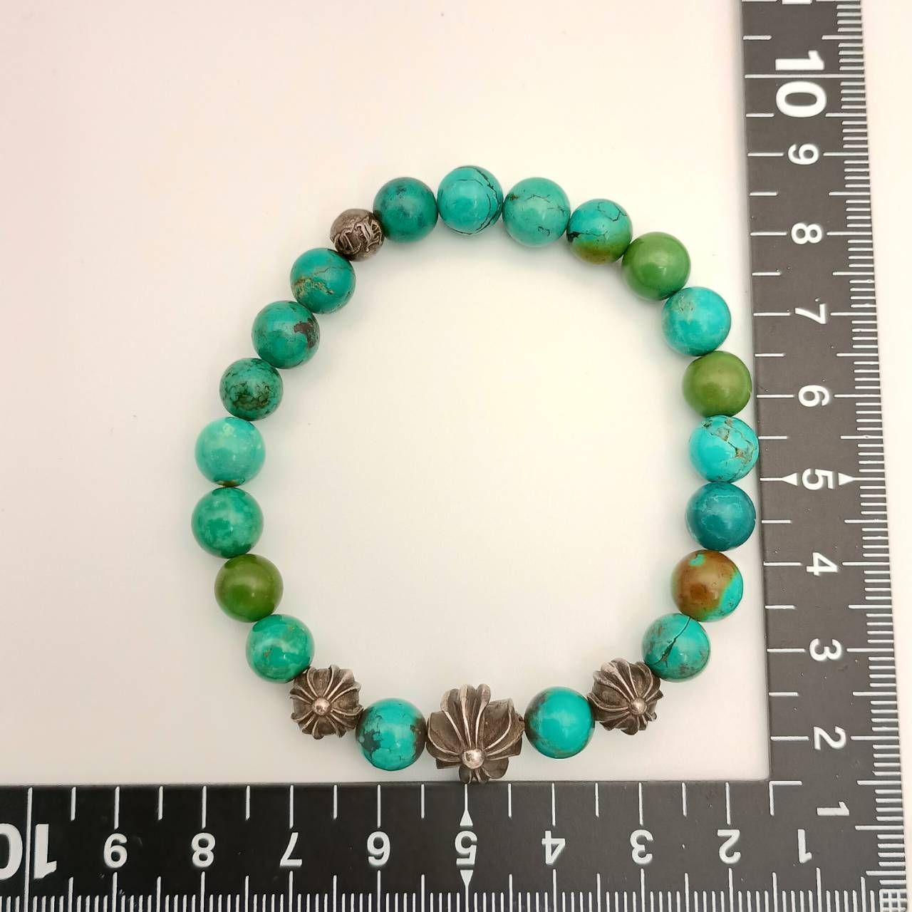 HQ-979】CHROME HEARTS クロムハーツ BEAD ターコイズビーズ