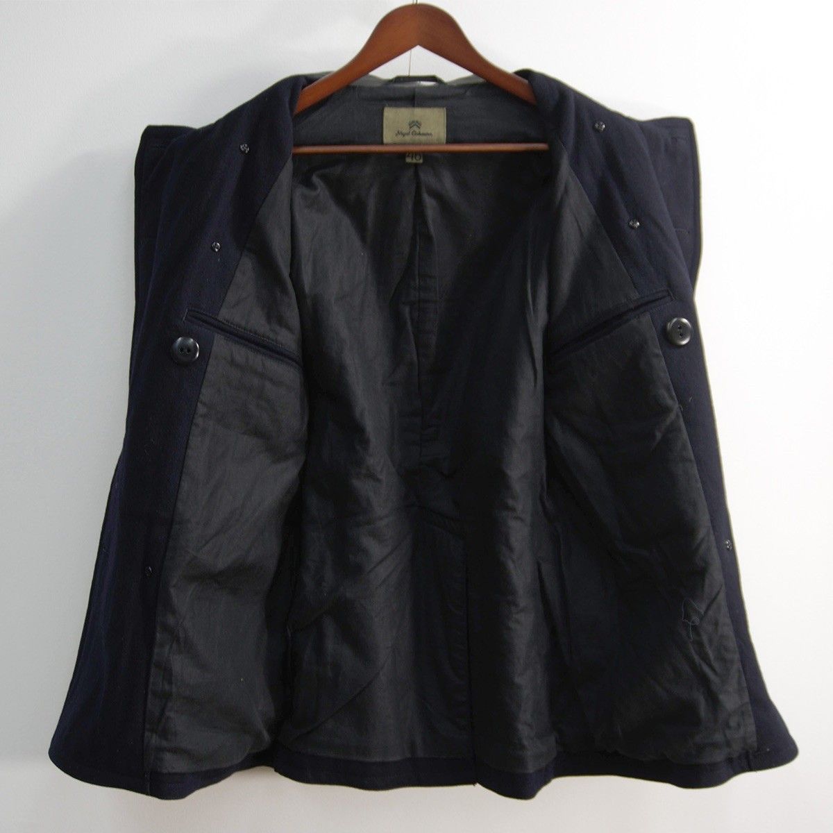 雰囲気抜群】NIGEL CABOURN【MILITARY PEA COAT】46 ナイジェル