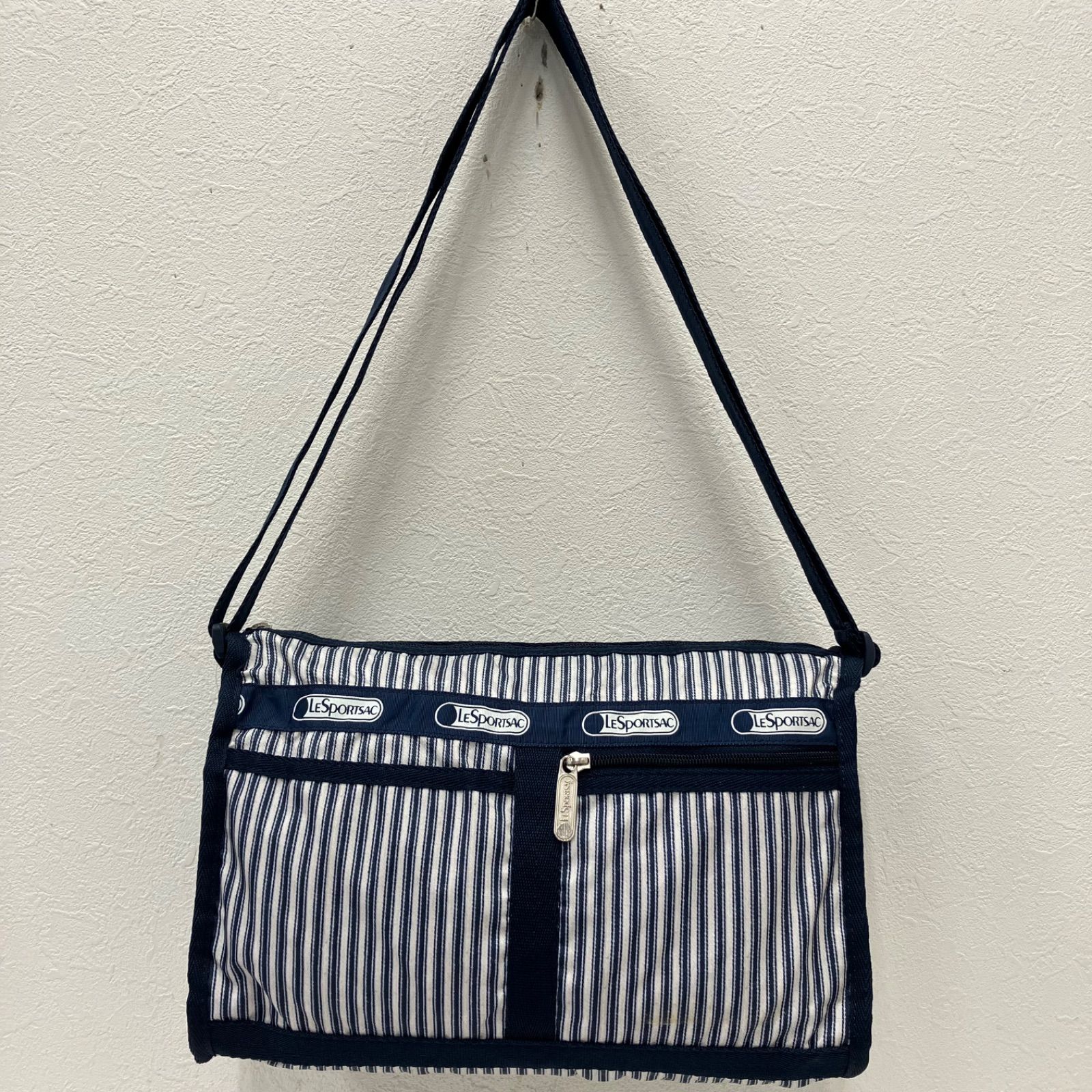 8846 LeSportsac レスポートサック ショルダーバッグ ストライプ