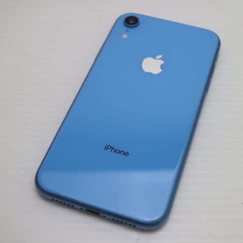 超美品 SIMフリー iPhoneXR 128GB ブルー スマホ 白ロム 即日発送