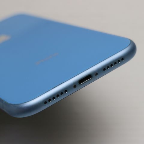 超美品 SIMフリー iPhoneXR 128GB ブルー スマホ 白ロム 即日発送