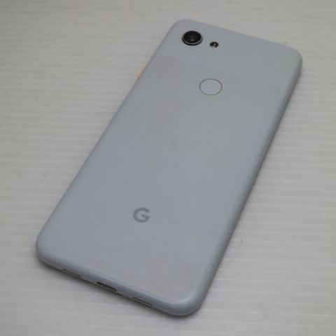 超美品 Google Pixel 3a クリアリーホワイト スマホ 本体 白ロム 土日