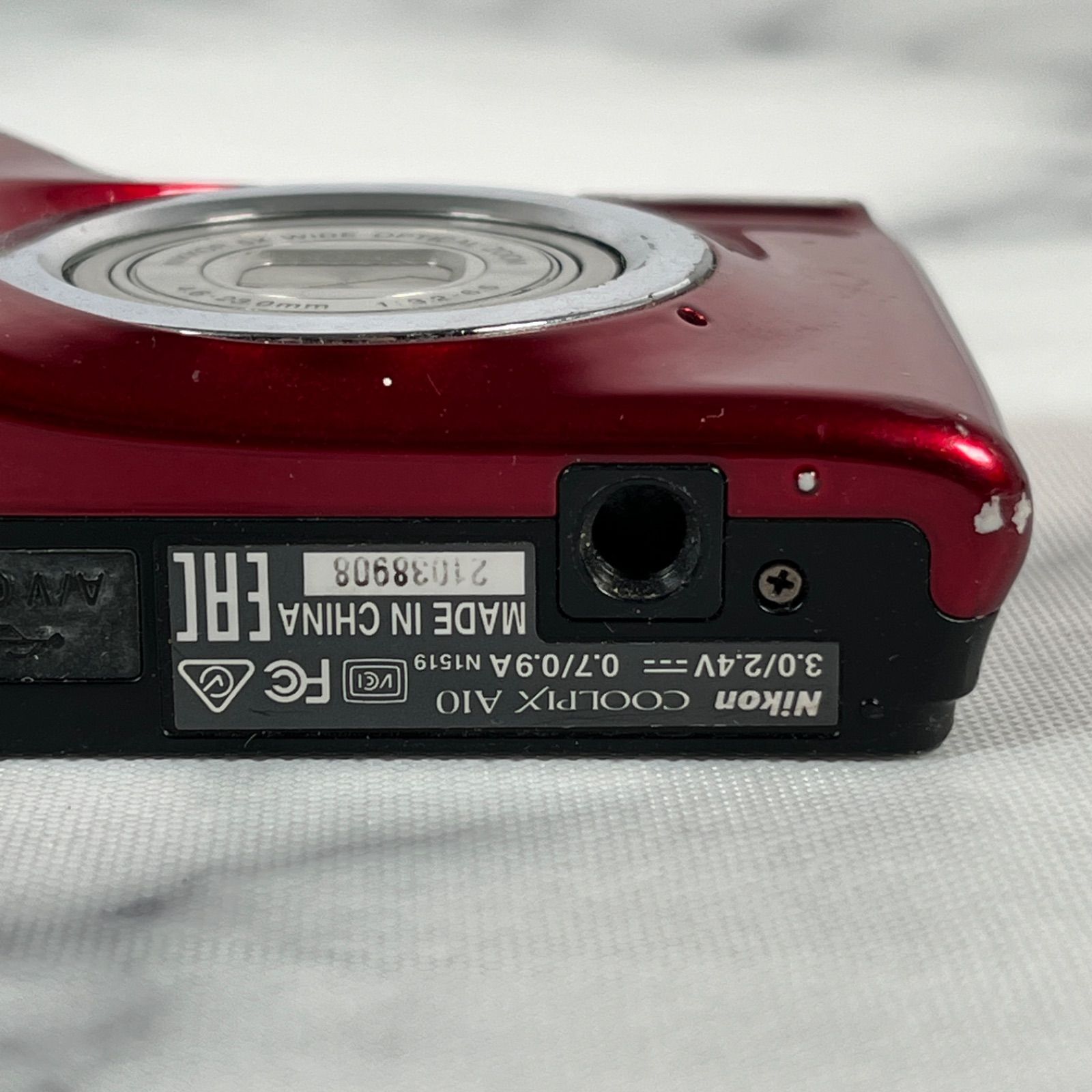 ☆動作確認済☆ Nikon ニコン COOLPIX A10 レッド コンパクトデジタル