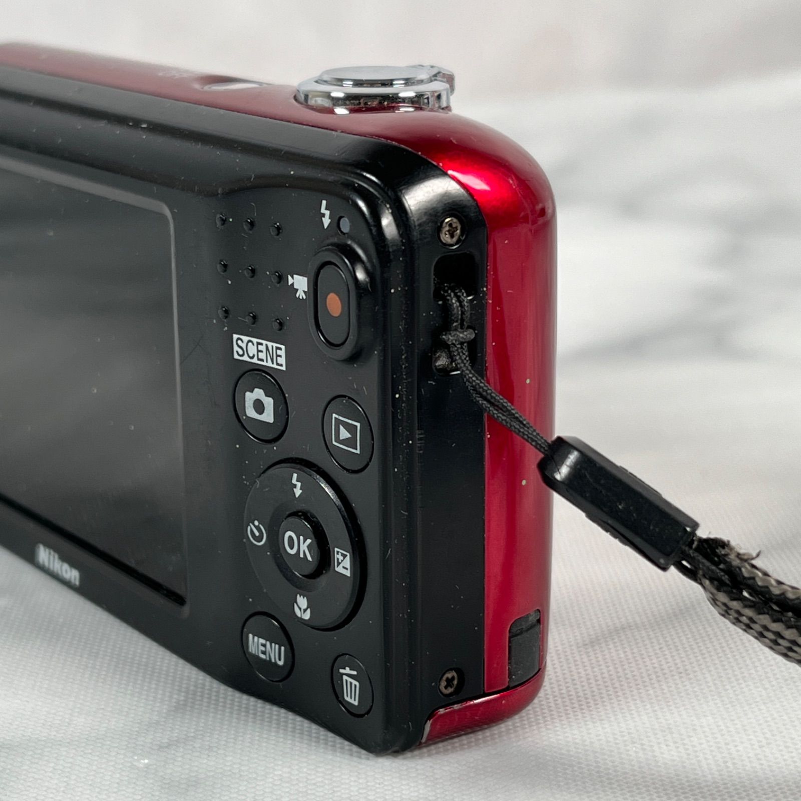 ☆動作確認済☆ Nikon ニコン COOLPIX A10 レッド コンパクトデジタル