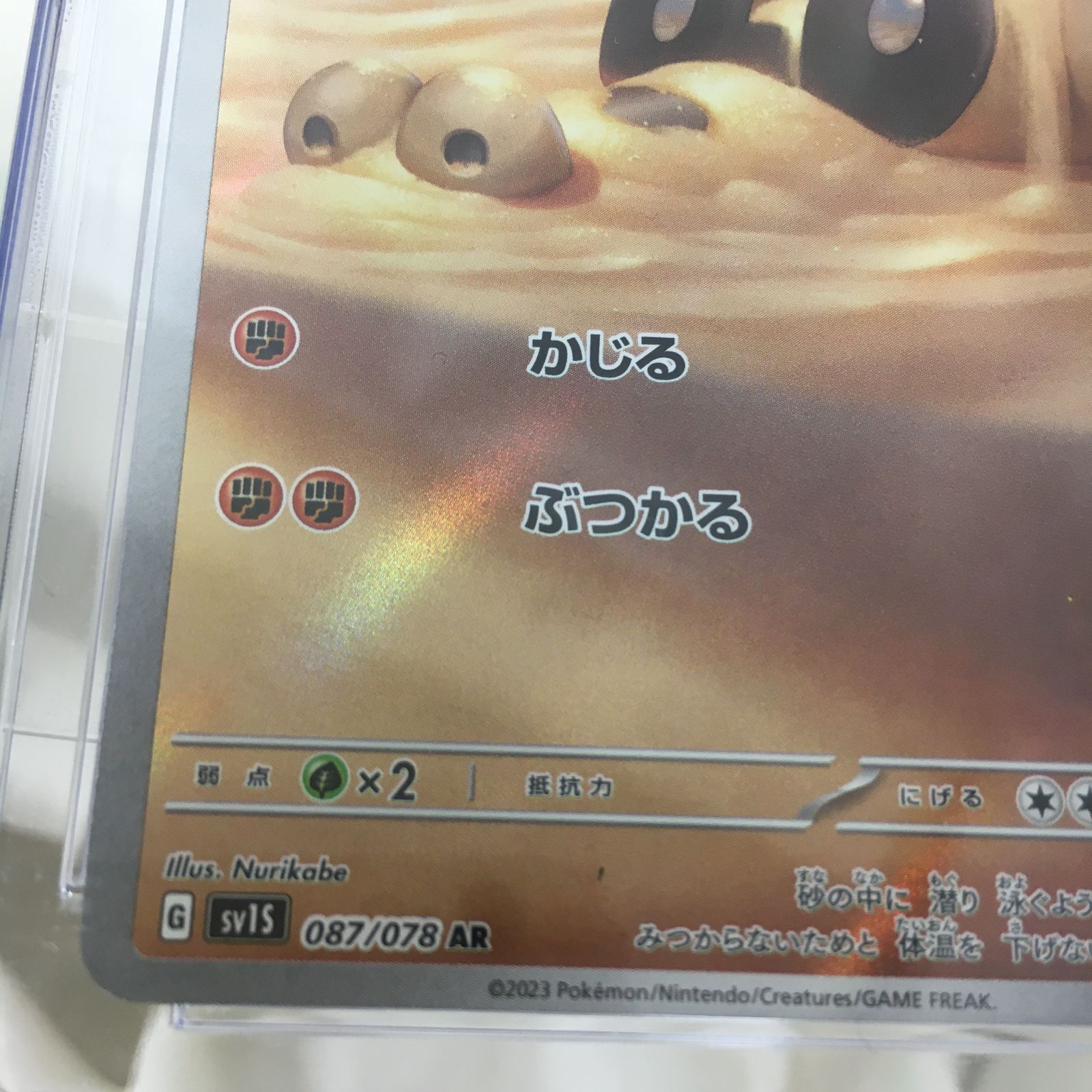 三沢店56-55-1005] ポケモンカード PSA10 メグロコ 087/078 AR - メルカリ