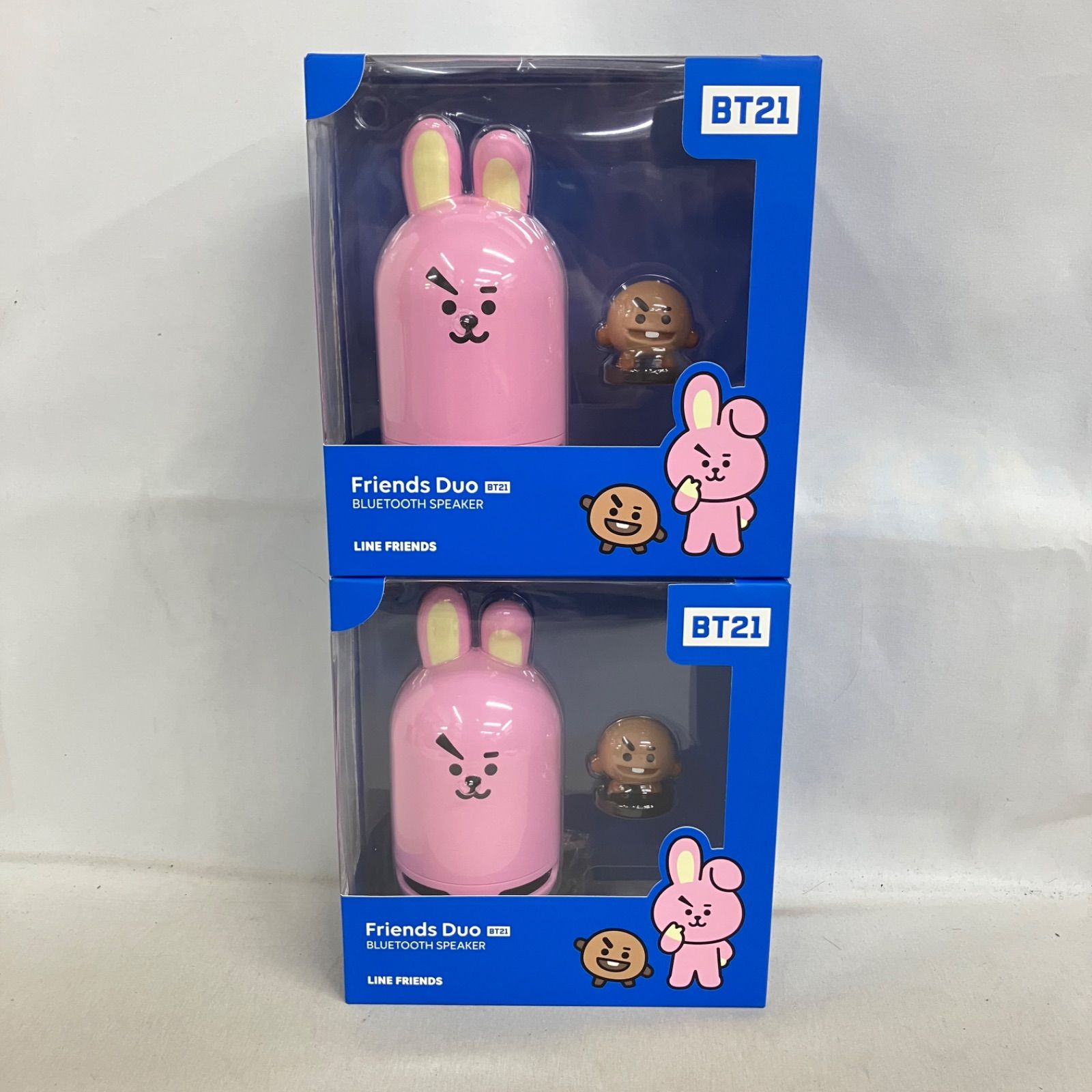 未開封 BT21 Friends Duo Bluetooth スピーカー 2点セット YLK029 c117