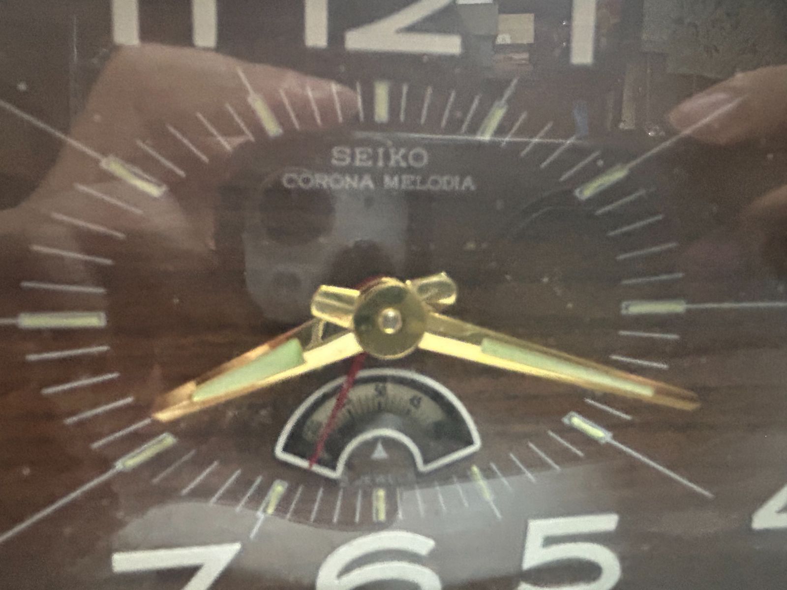 SEIKO CORONA MELODIA 手巻き 置時計 昭和レトロ アンティーク - メルカリ