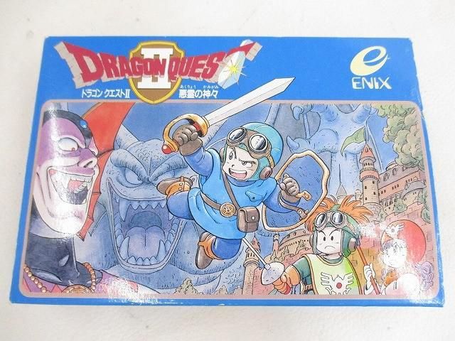 中古品 ゲーム ファミコン ソフト ドラゴンクエストII 悪霊の神々 箱説