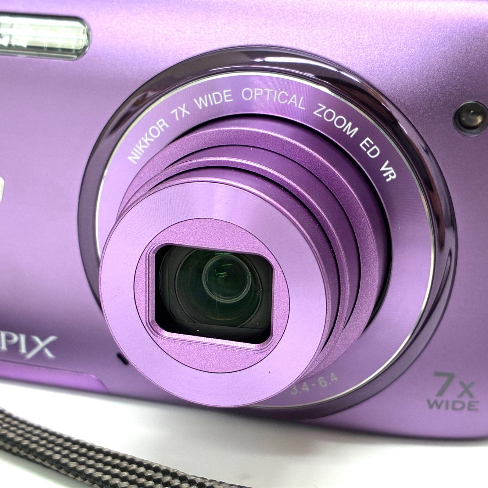 ◇Nikon◇ニコン クールピクス S3500 稼動品 デジタルカメラ パープル