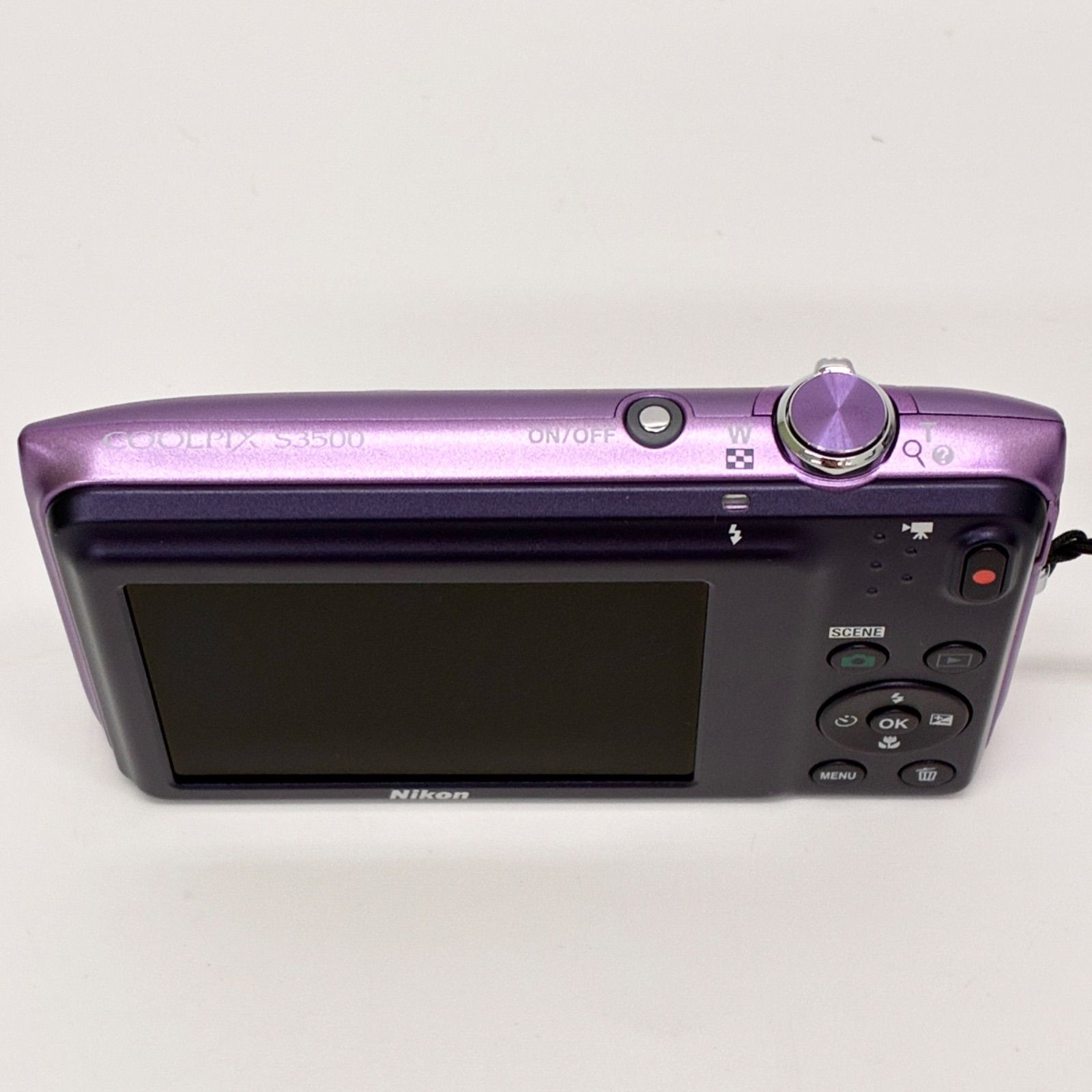 ◇Nikon◇ニコン クールピクス S3500 稼動品 デジタルカメラ パープル