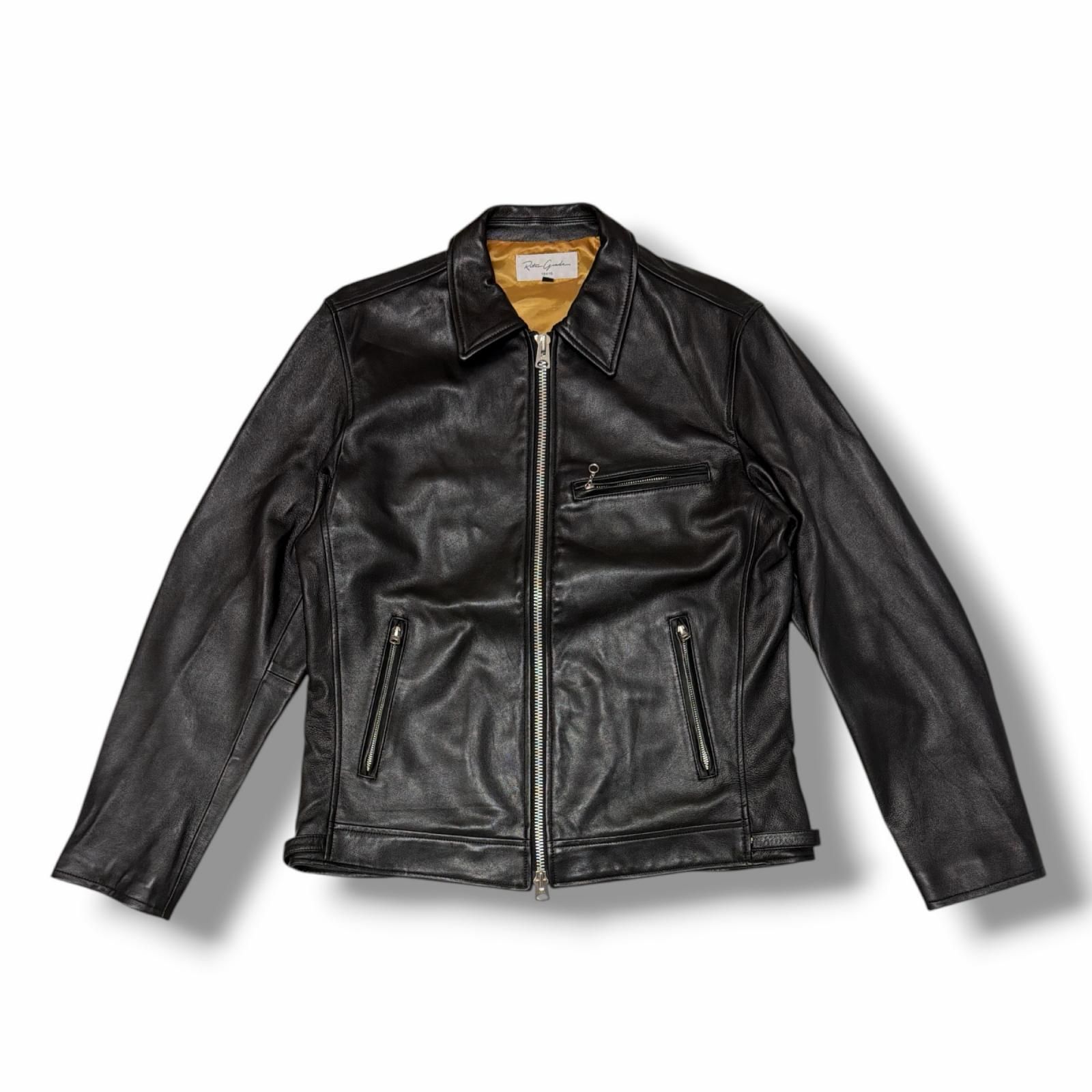 Retro Grade シングルライダースレザージャケット 革ジャン レトログレート 793-3950006 ブラック XXL （18466M） 13,104円