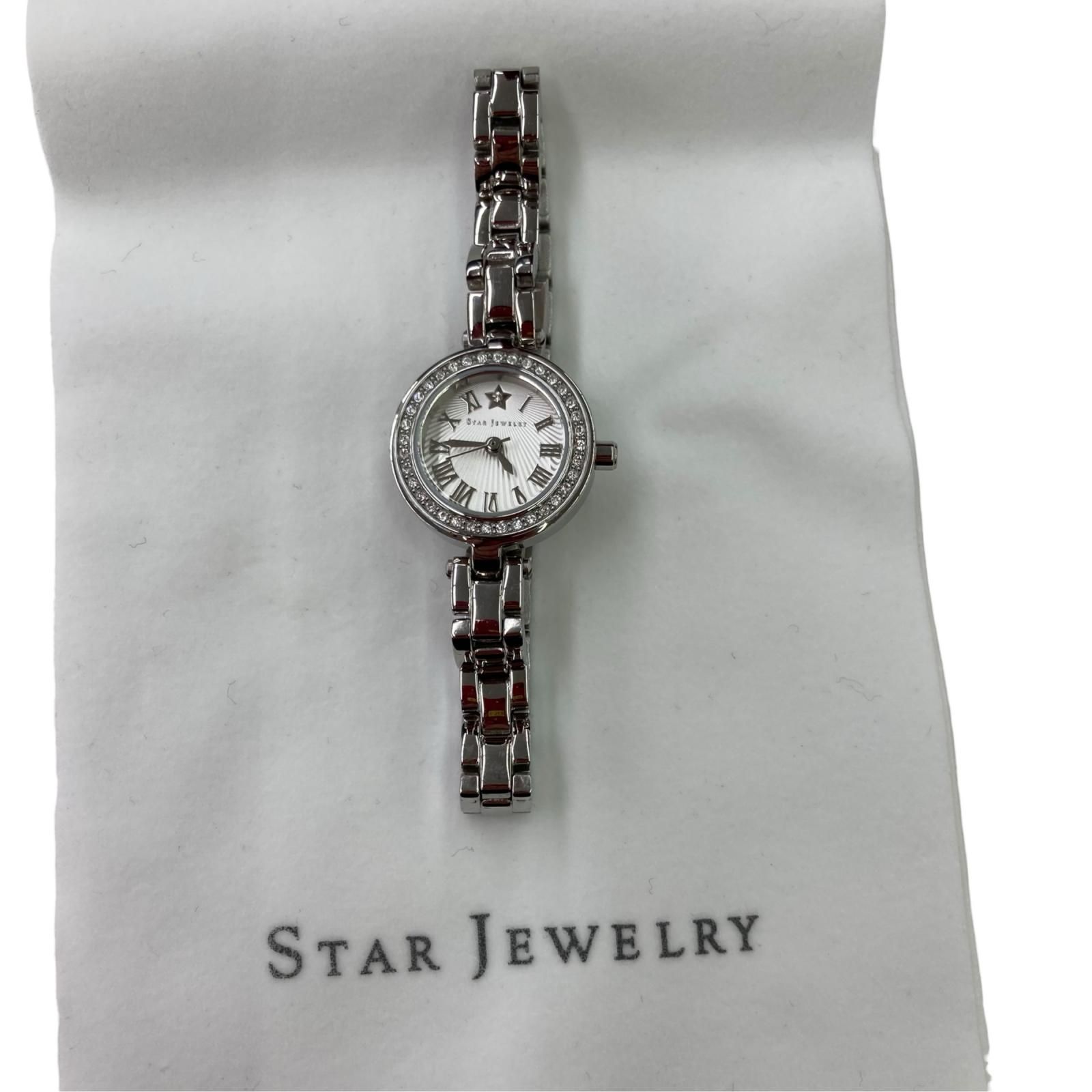 186000 動作未確認 STAR JEWELRY スタージュエリー 腕時計 ストーン