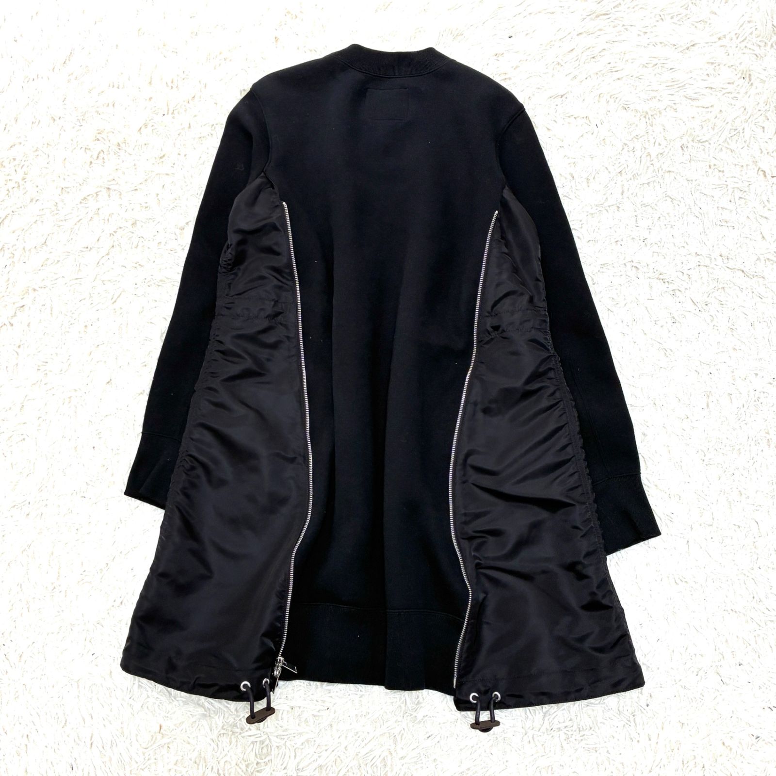 未使用保管品 タグ付き サカイ sacai MA-1 スポンジ スウェット