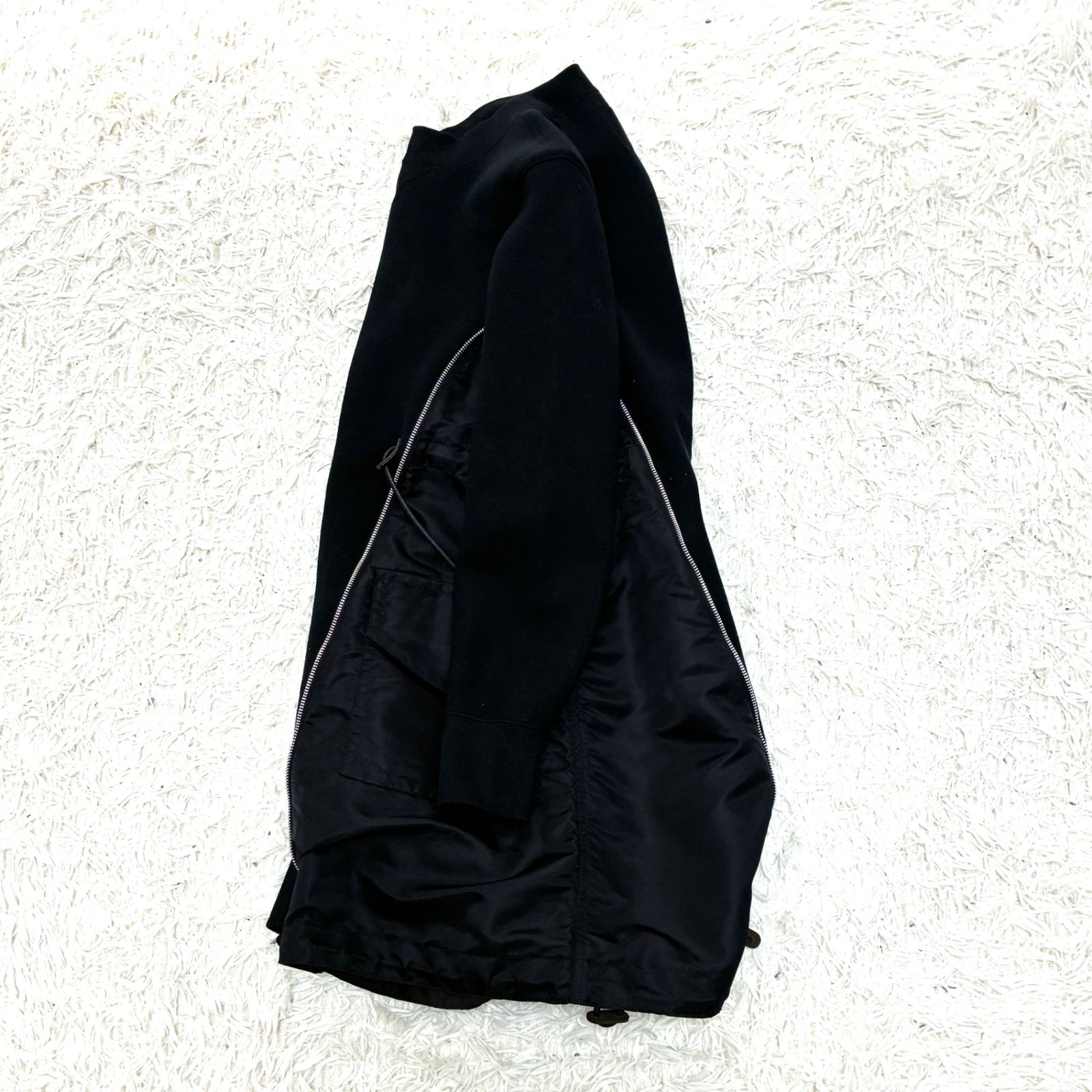 未使用保管品 タグ付き サカイ sacai MA-1 スポンジ スウェット
