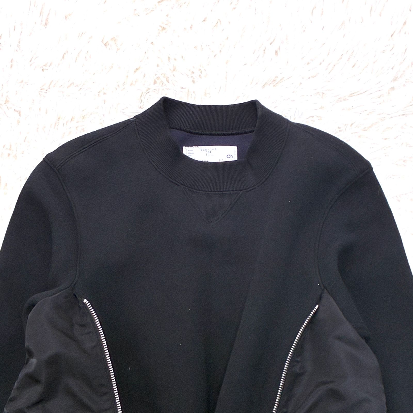 未使用保管品 タグ付き サカイ sacai MA-1 スポンジ スウェット