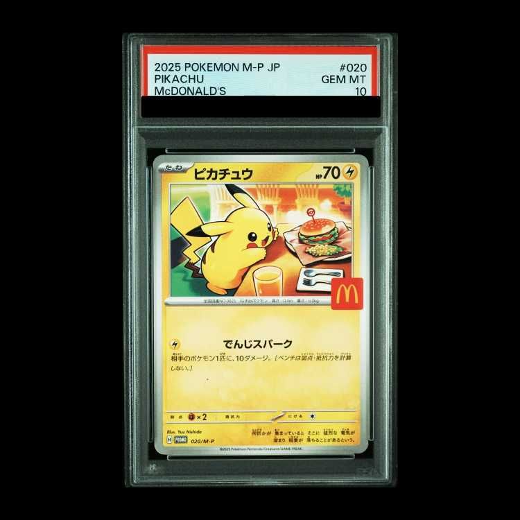 名*郎様 PSA10 ピカチュウ マクドナルド プロモ 020/M-P PSA10】 ピカチュウ 《マクドナルド》 (プロモ) {020/M-P} [MEGA] 1枚