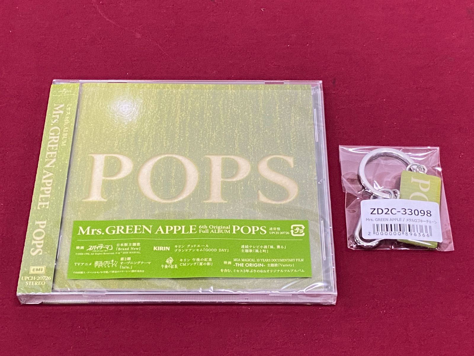 カメ】【邦楽CD】Mrs.GREEN APPLE POPS 通常盤 『メタルロゴキー