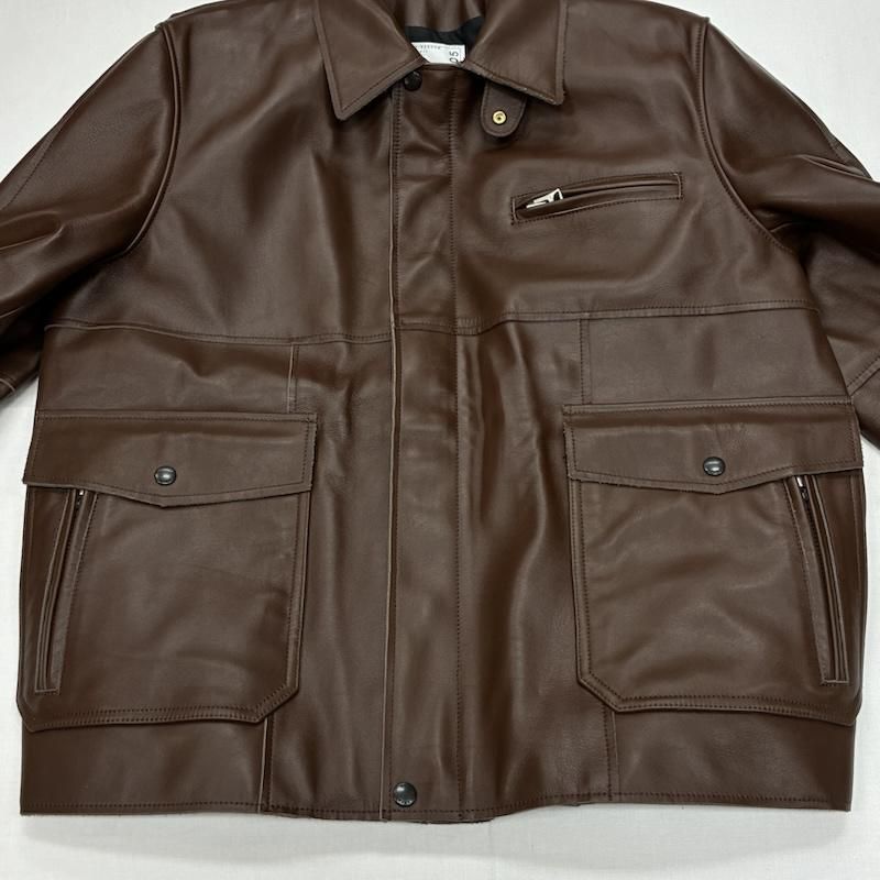 サカイ 26ss Leather Blouson 26-03905M カウハイド レザー ジャケット