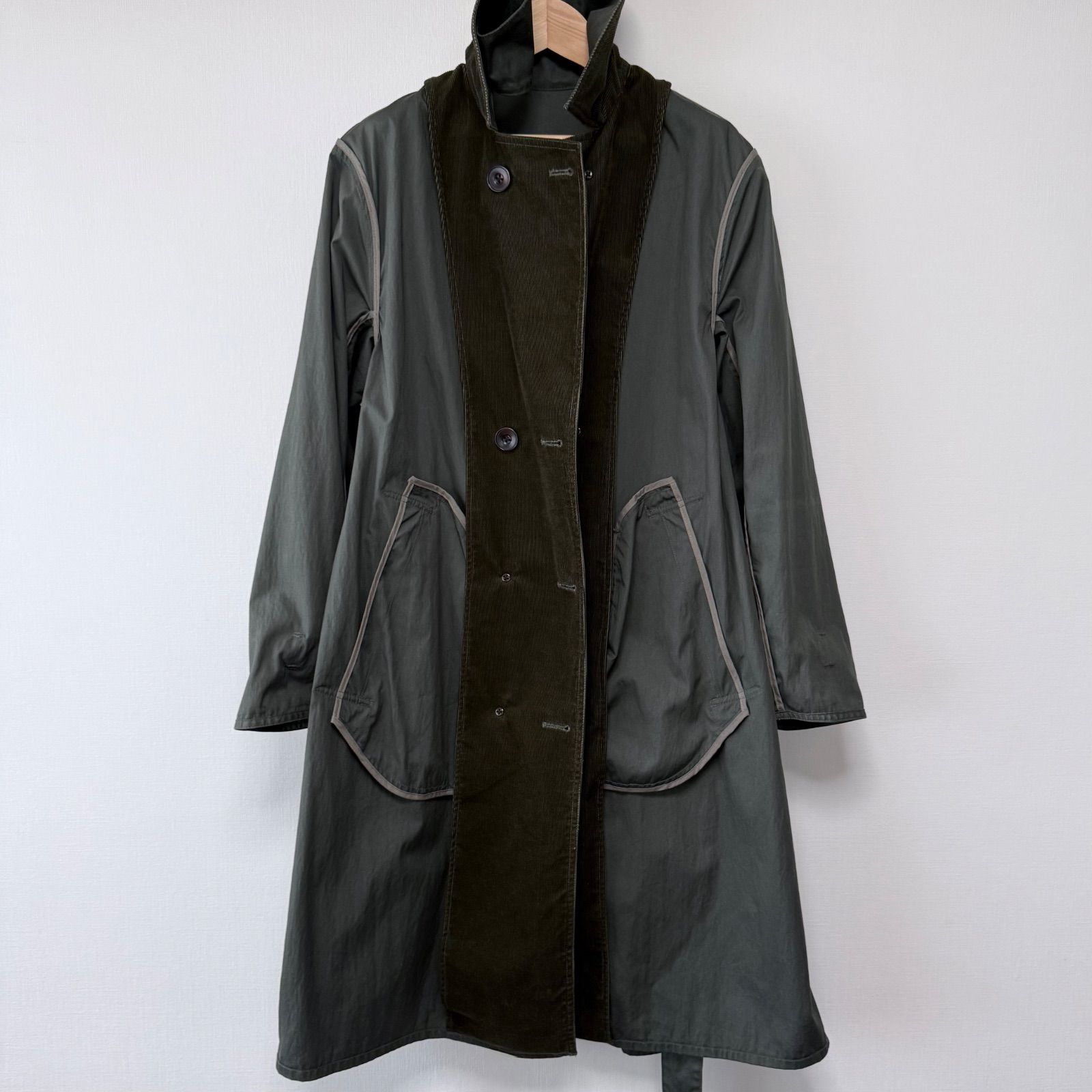 Barbour Whitley トレンチコート セージグリーン サイズ34 (S相当