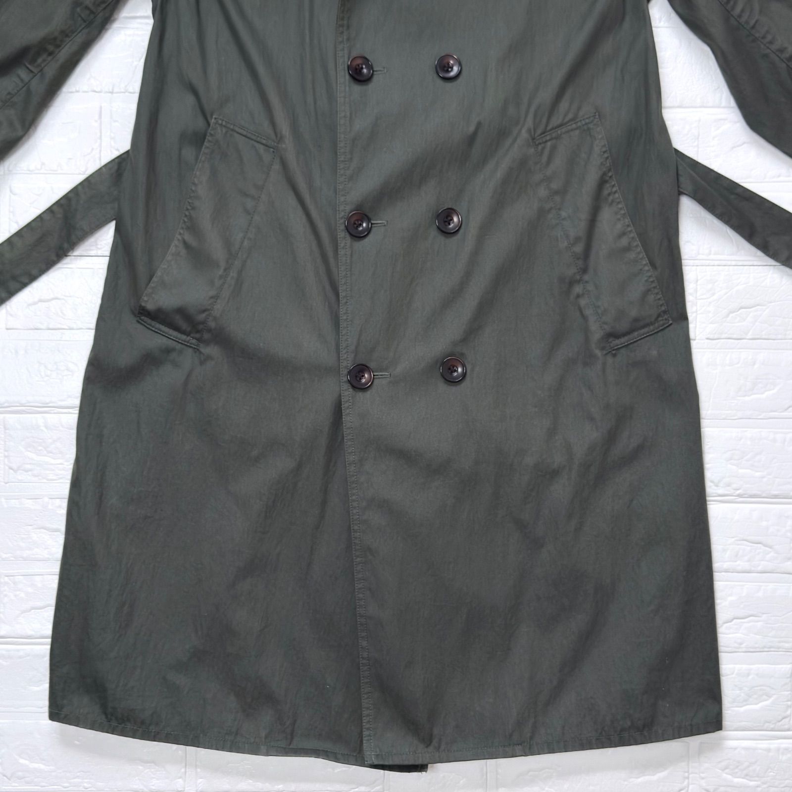 Barbour Whitley トレンチコート セージグリーン サイズ34 (S相当