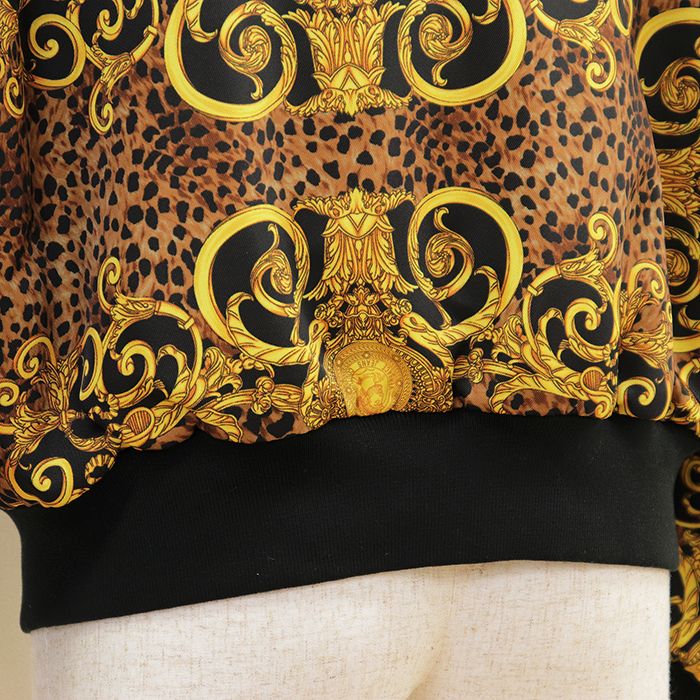美品】VERSACE ヴェルサーチ リバーシブル ブルゾン サイズ 48 メンズ