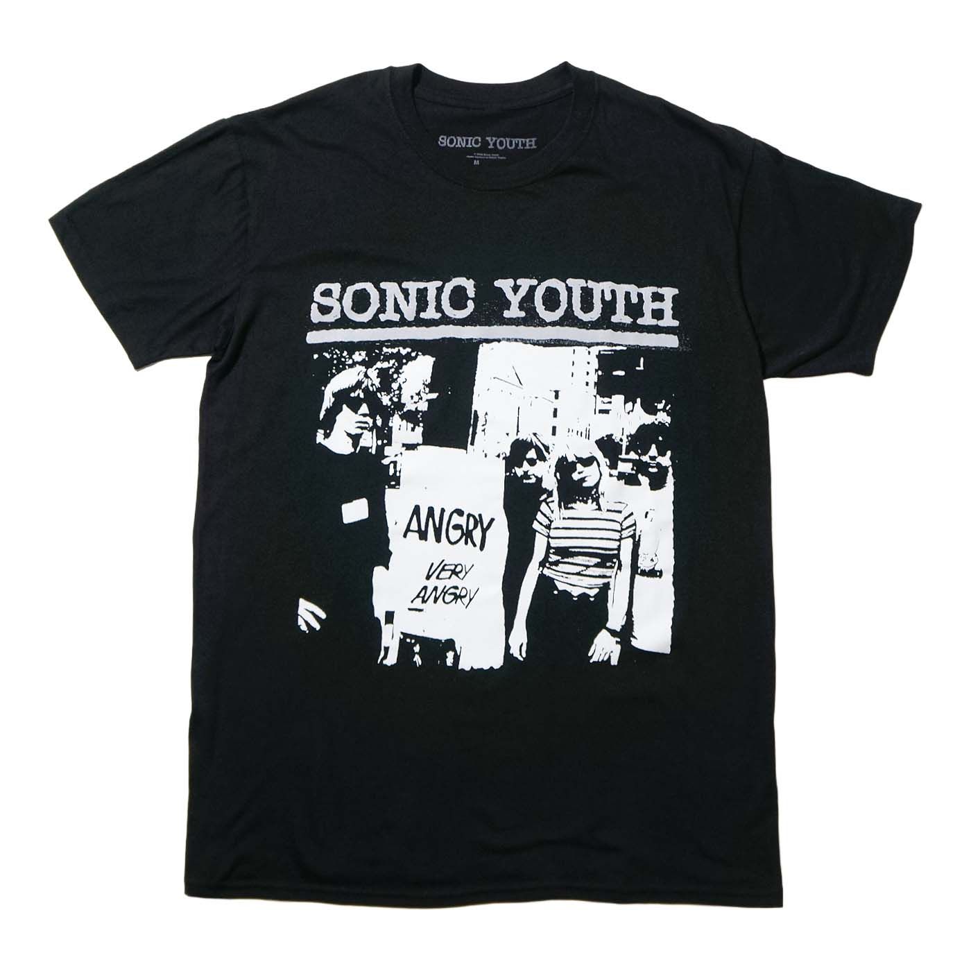 新品】SONIC YOUTH バンドTシャツ 公式 Angry(UK) ソニックユース
