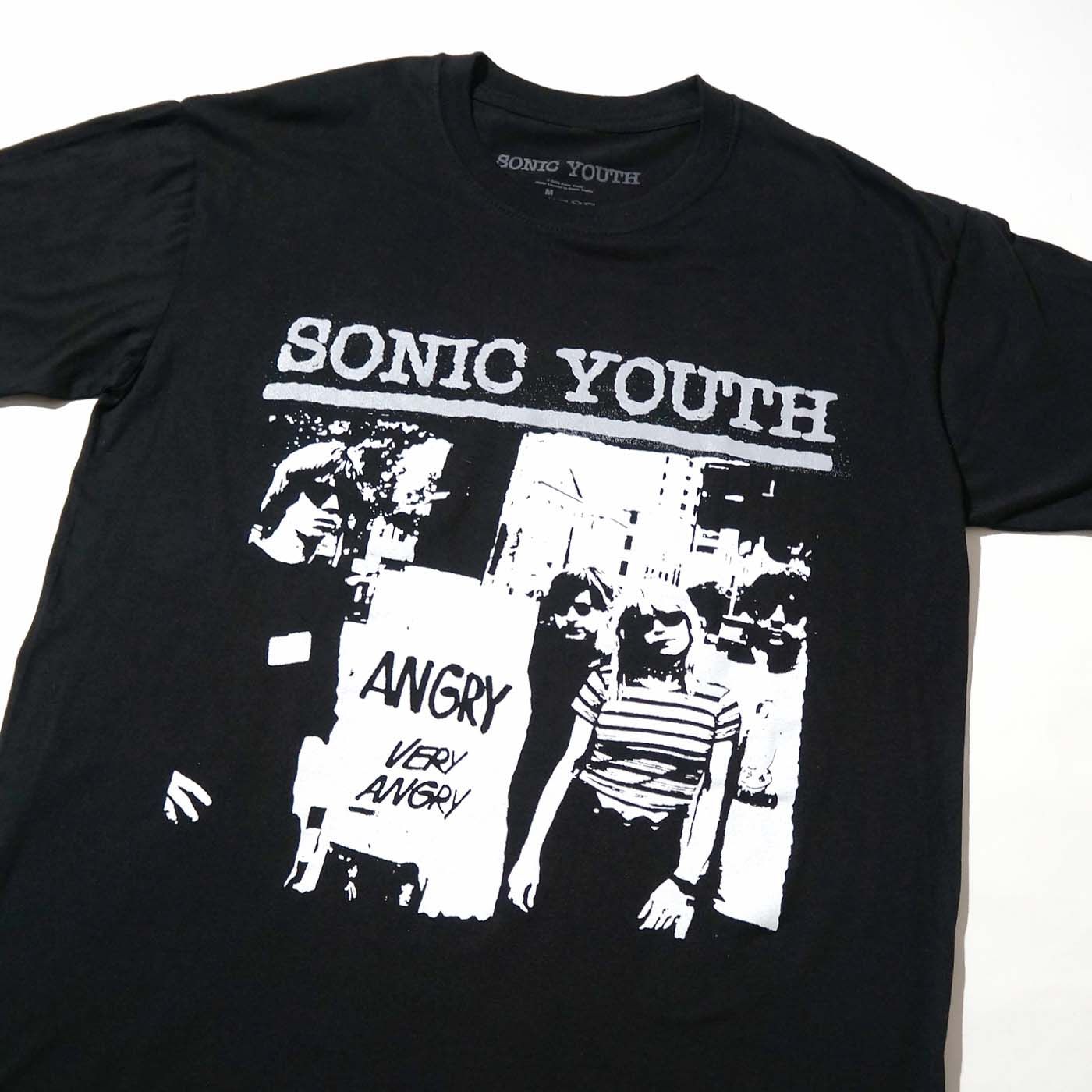 新品】SONIC YOUTH バンドTシャツ 公式 Angry(UK) ソニックユース