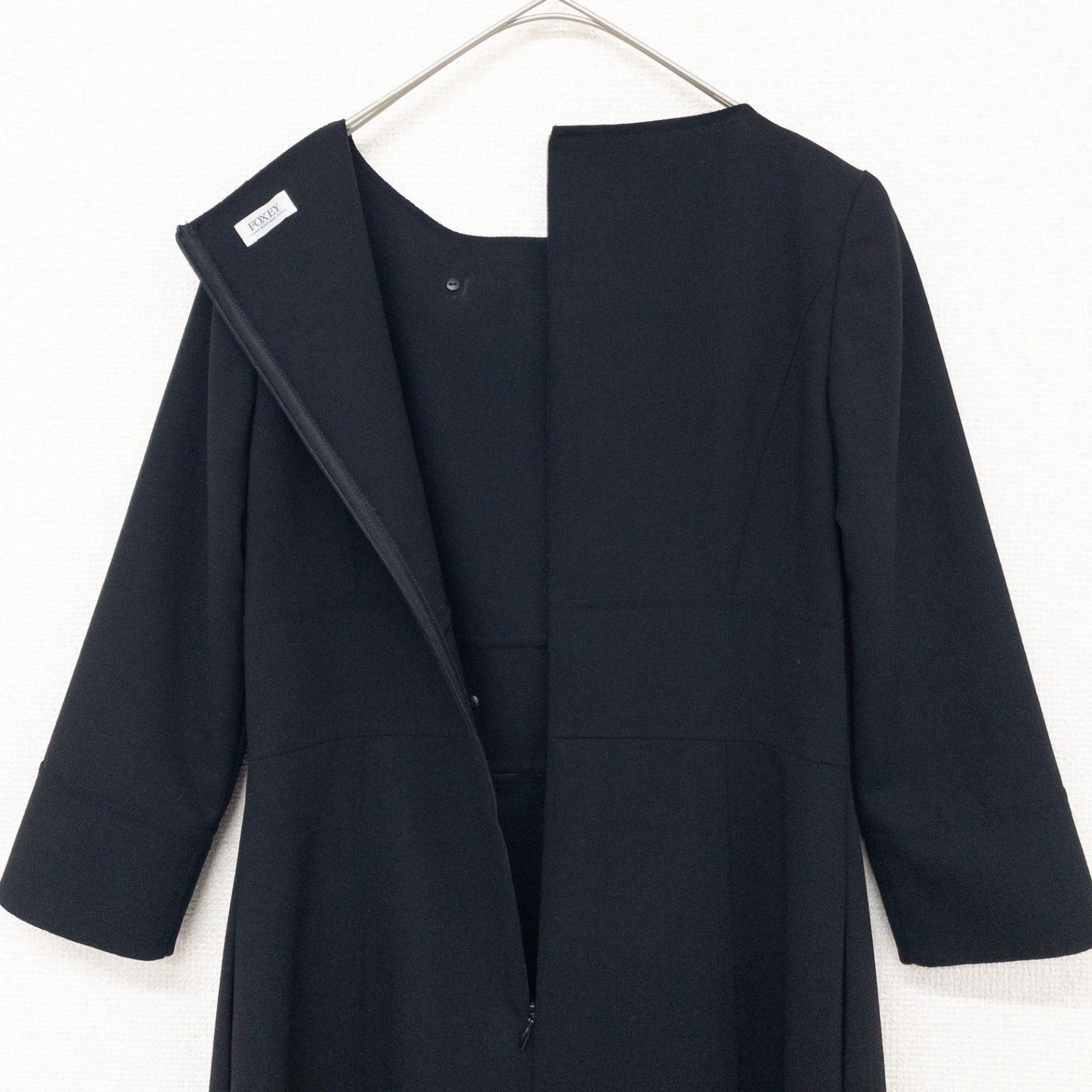 FOXEY BOUTIQUE フォクシー ブティック ワンピース ブラック ウール 