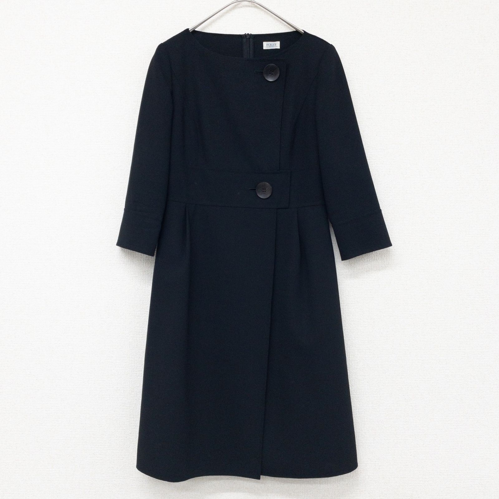 FOXEY BOUTIQUE フォクシー ブティック ワンピース ブラック ウール 