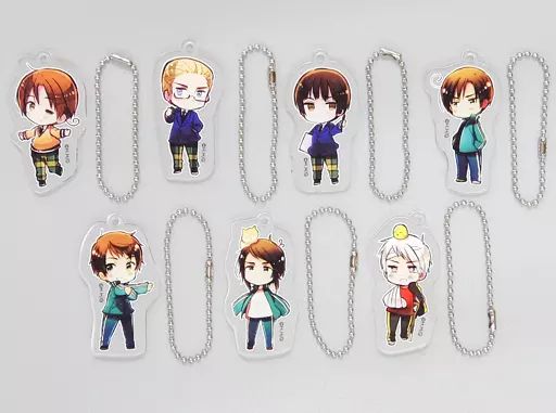 中古】雑貨 全7種セット 「ヘタリア Axis Powers アクリルキーホルダー