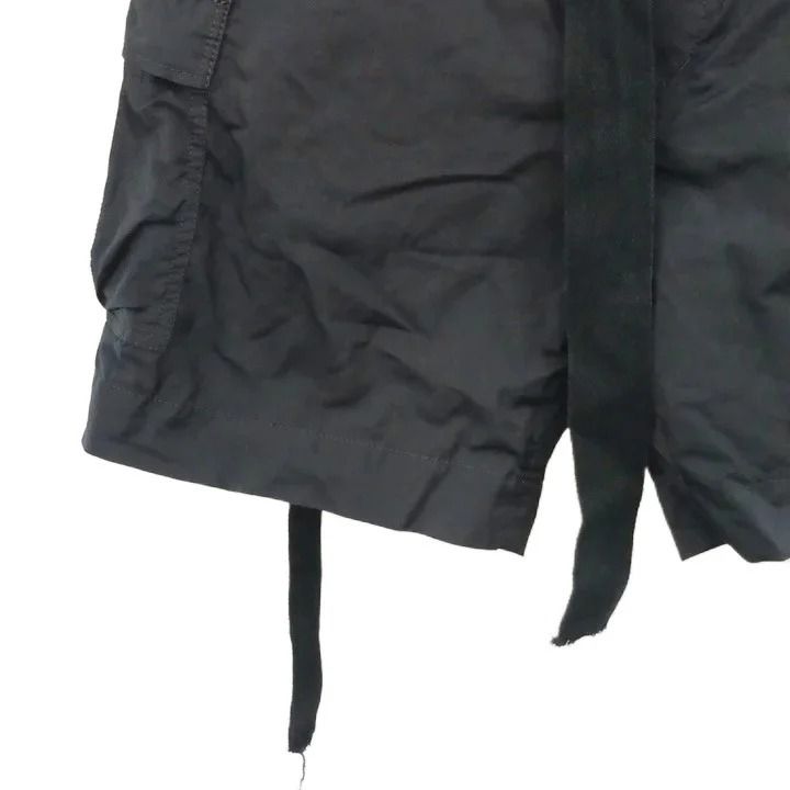 サカイ sacai ベルテッドカーゴショートパンツ シルク混 ボタンフライ