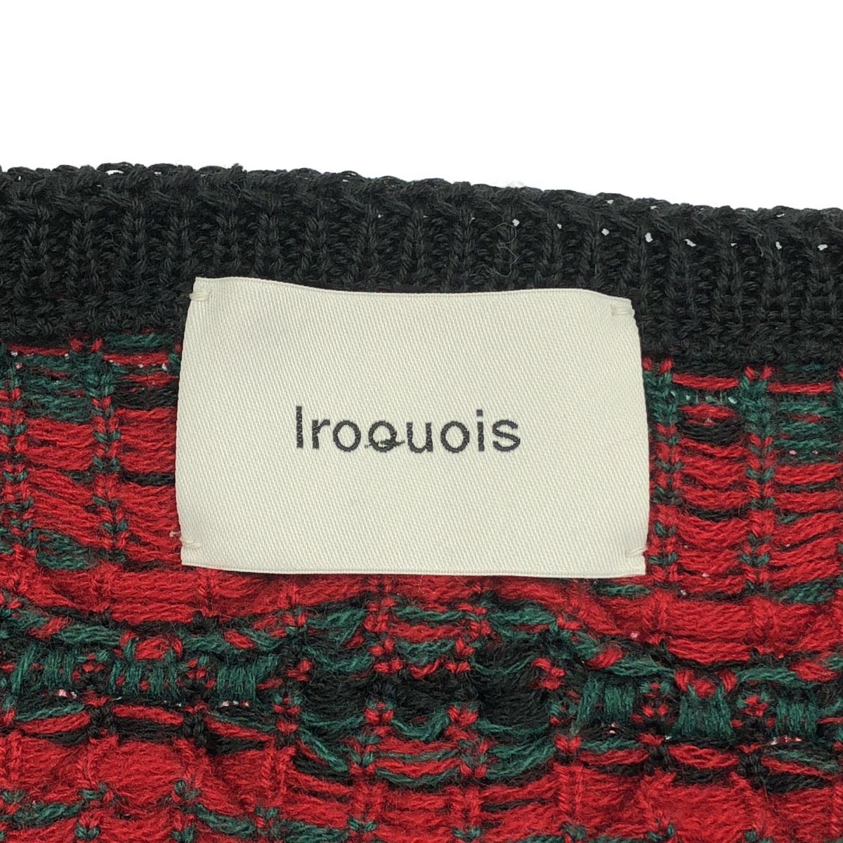 iroquois イロコイ 7G COOGI TUCK KNIT CD ノルディックニット