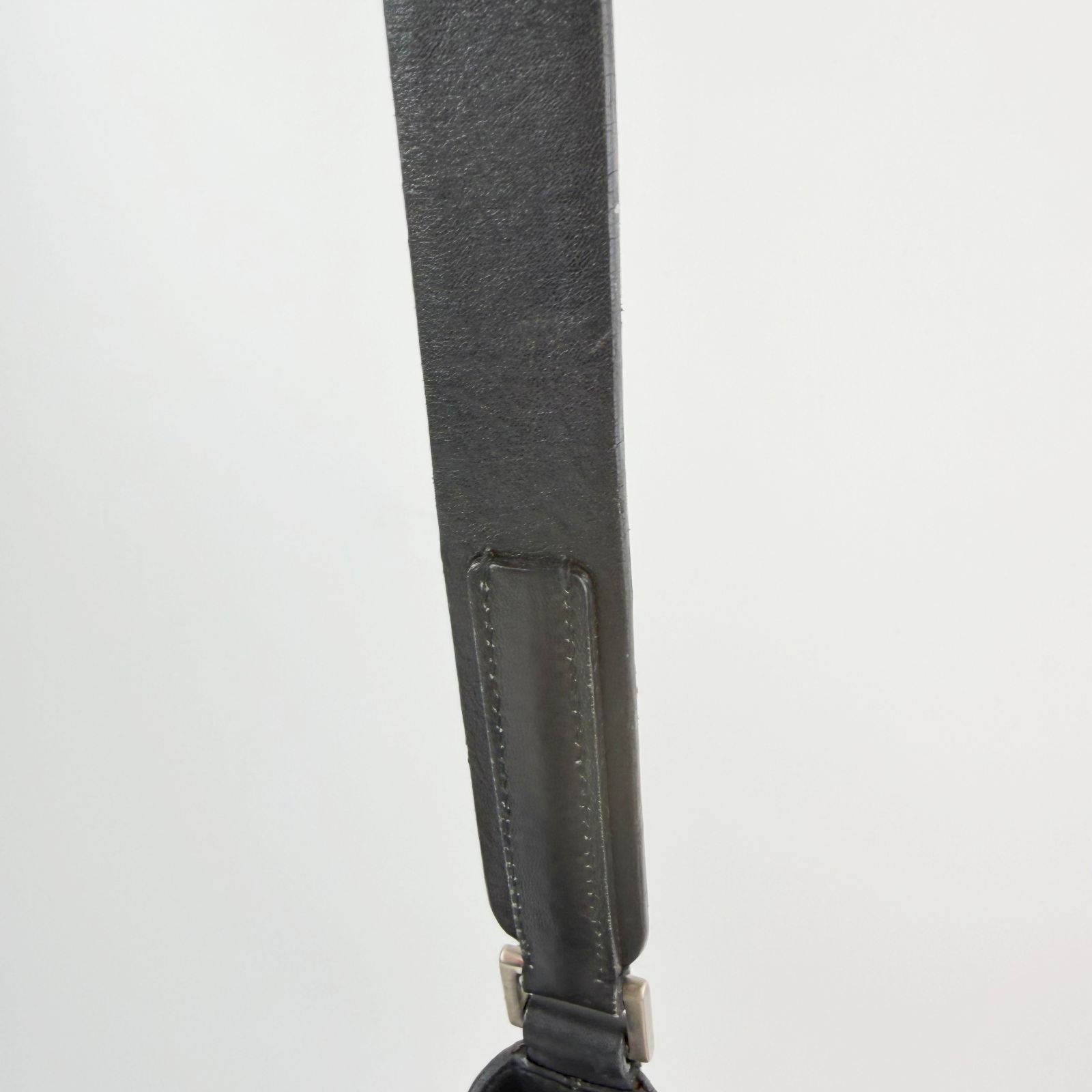 中古】PRADA プラダ ロゴ型押し ホーボー ワンショルダー ショルダー