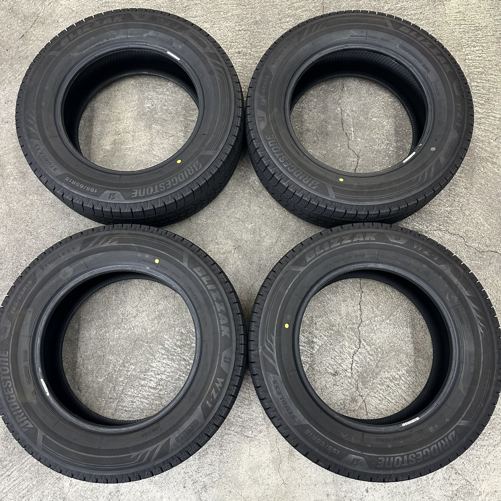 【領収書発行可】〈中古品〉2025年製 ブリヂストン BLIZZAK WZ-1 195/65R15 スタッドレスタイヤ プリウス ノア ヴォクシー 35,750円