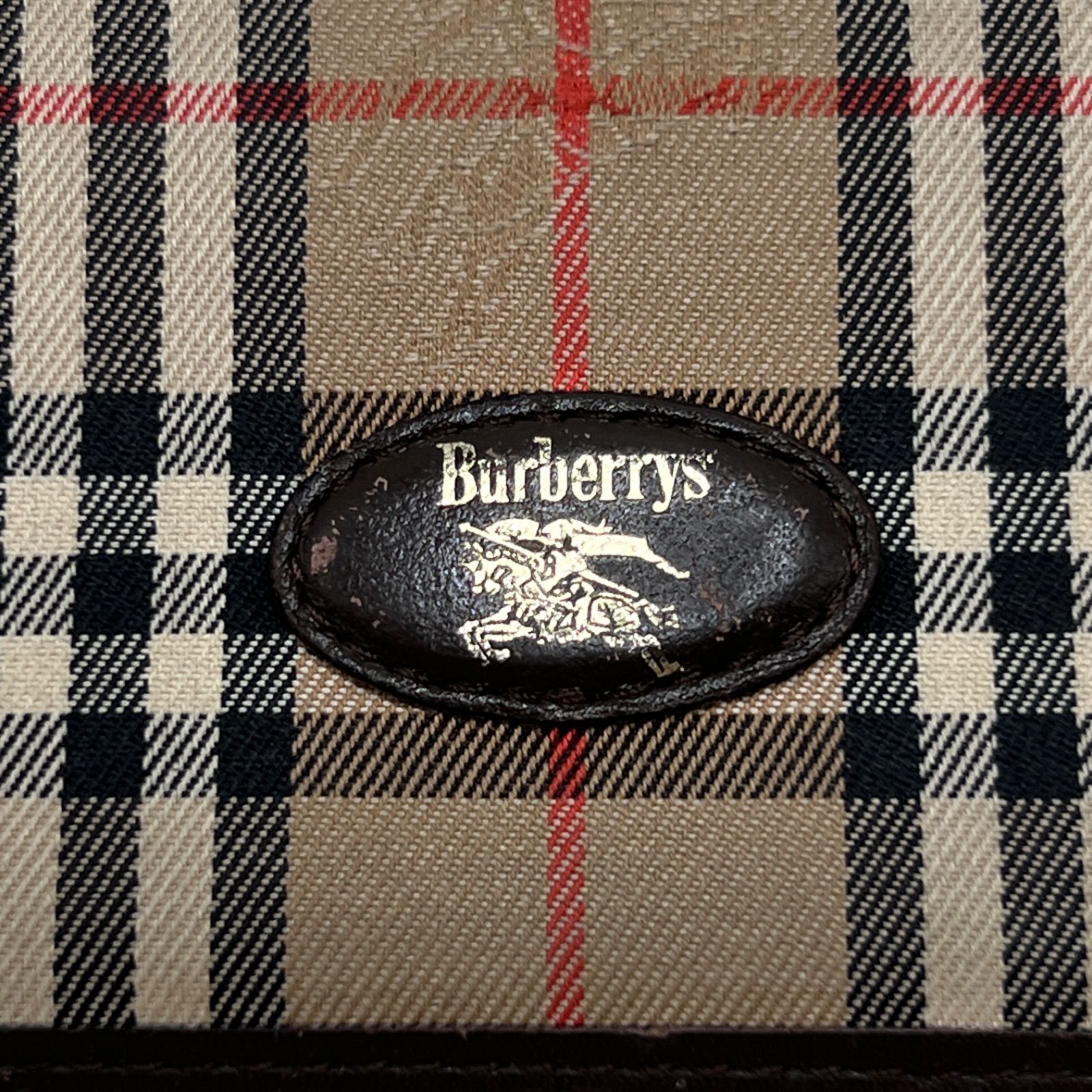 Burberrys バーバリーズ 長財布 ノバチェック シャドーホース ブラウン