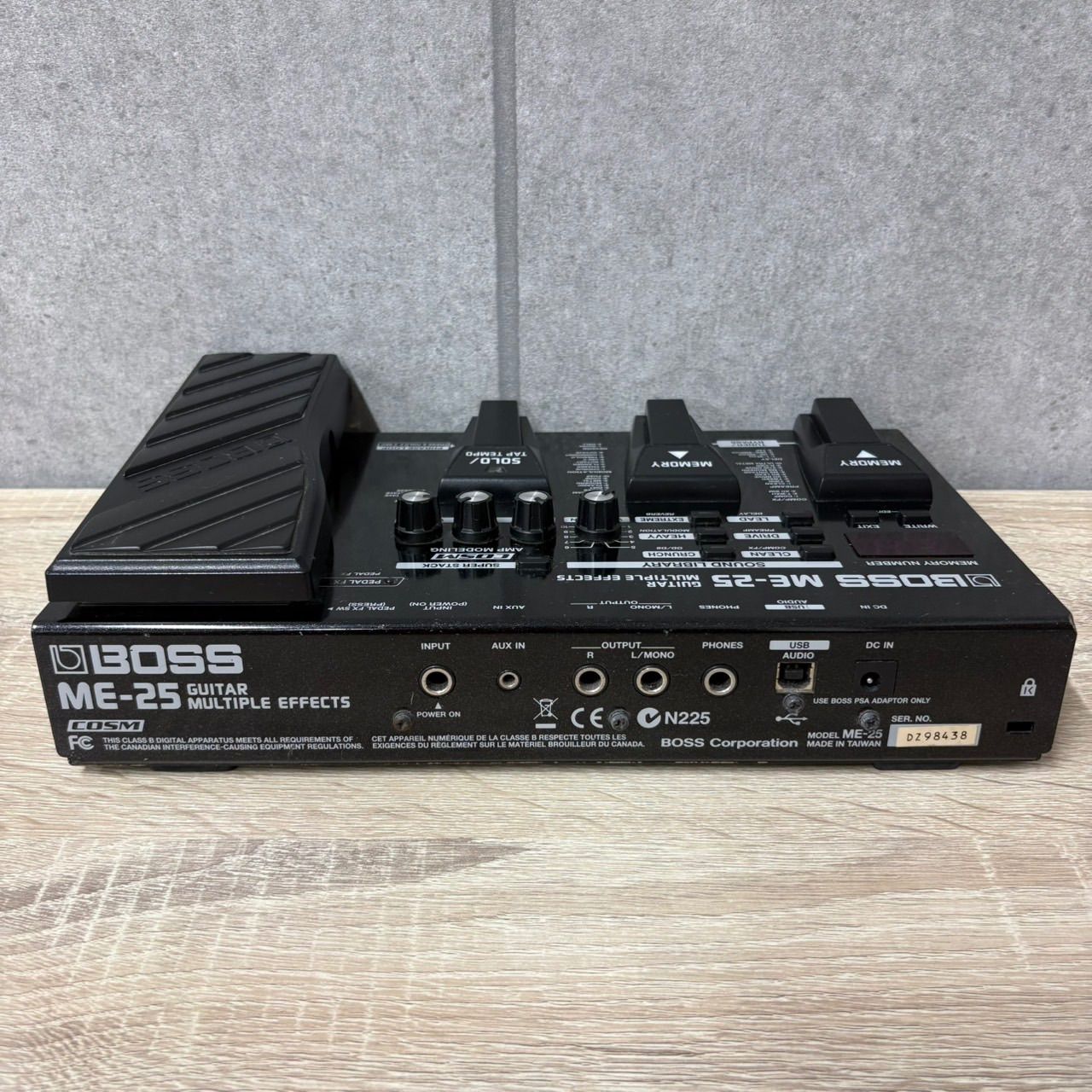 k*e様 BOSS ME-25 ギター用マルチエフェクター　ACアダプター付き BOSS ME-25 ギター マルチエフェクター COSM ACアダプター付き - メルカリ
