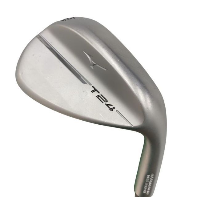 【中古】 ミズノ Mizuno T24(ソフトホワイトサテン) 56°/12° S ウェッジ WG 純正特注シャフト (フレックスR) メンズ 男性用 右利き 右用 Cランク ゴルフクラブ