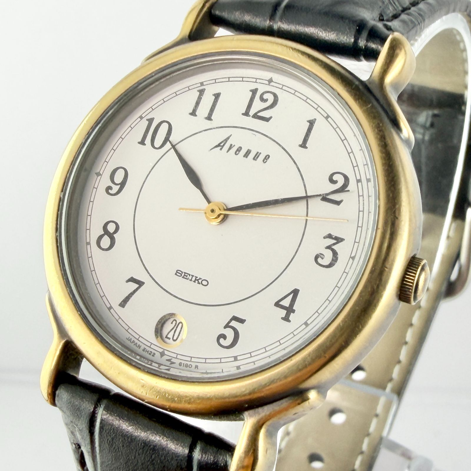 新品電池 稼働】SEIKO Avenue セイコー アベニュー 5H22-6210 1987年11